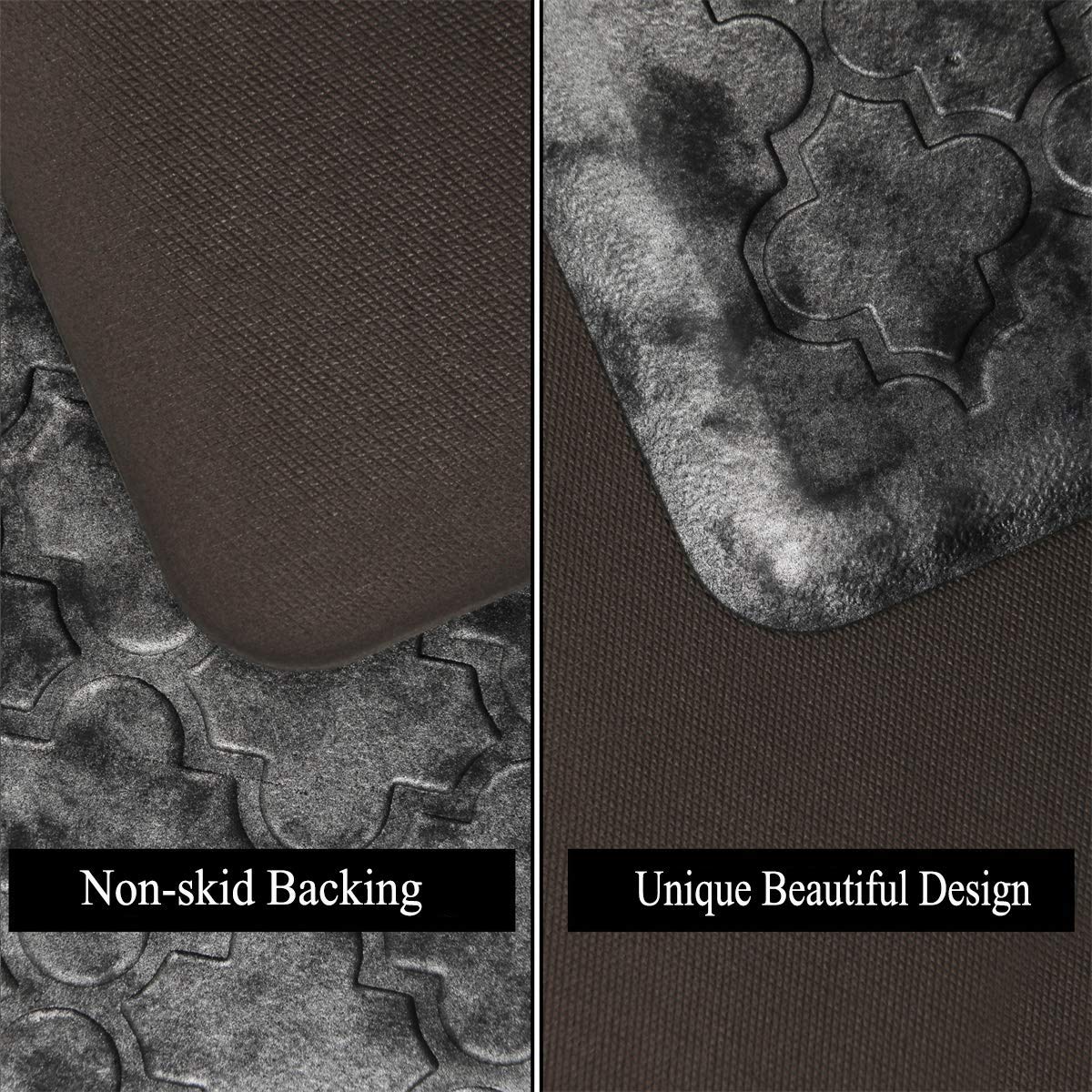 Hebe Kitchen Mat Cushioned Anti Fatigue Kitchen Floor Mat Runner 20X60 Non Slip Kitchen Mats For Floor Waterproof Kitchen Ru