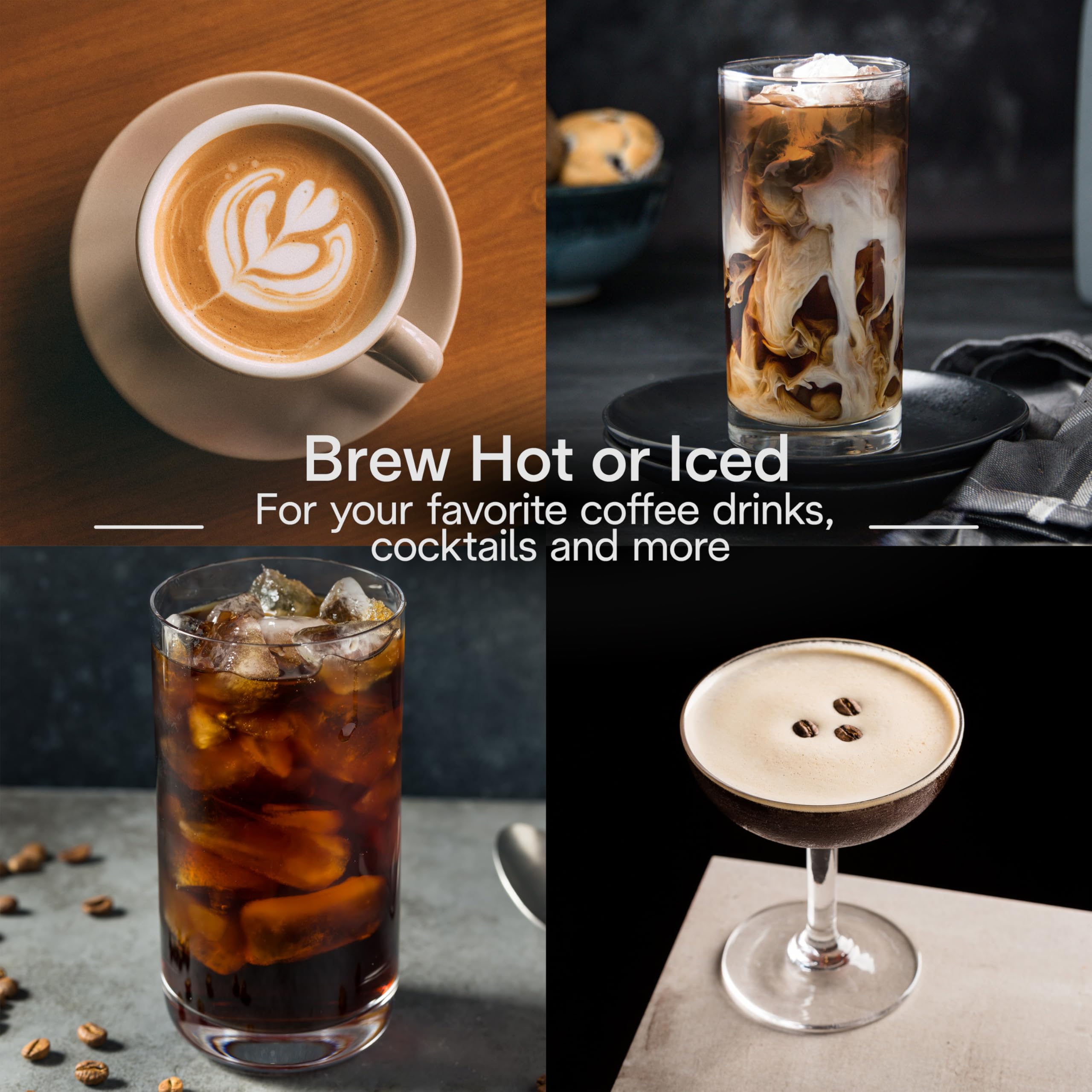 De'Longhi La Specialista Opera Espresso Machine With Cold Brew, Commercial-Style Steam Wand For Latte, Cappuccino, Built-In Grin