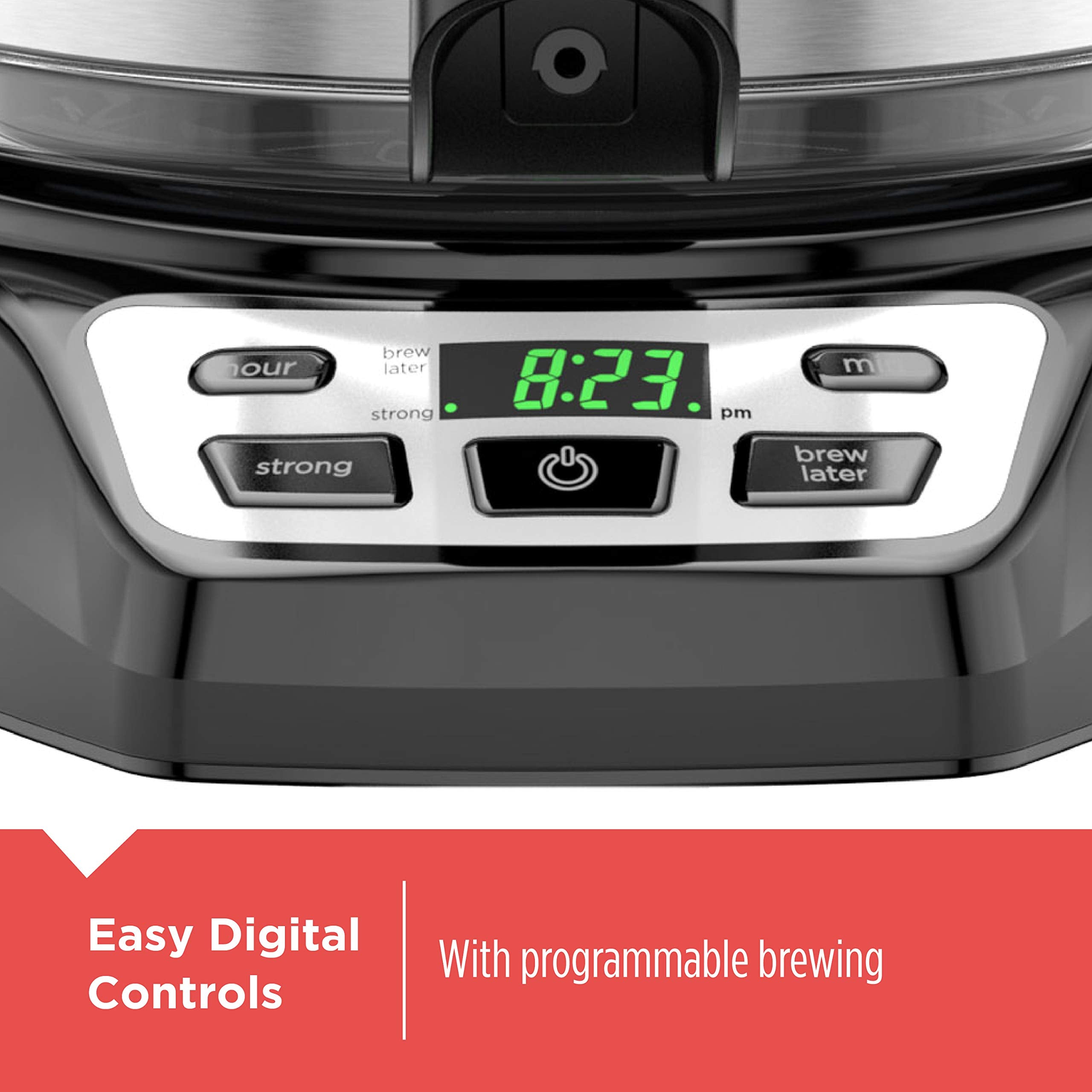 Black+Decker 12-Cup* Programmable Coffeemaker, Black, Cm1070B-3