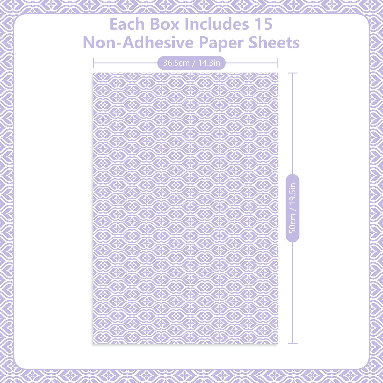 15 Sheets Drawer Liners for Dresser Lavender Scented Drawer Liners Drawer Paper Liner 14.3x19.5 Inch Sheets Scented Paper Sheets for Closet Drawers (Lavender)