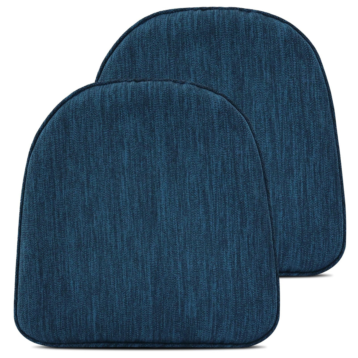 Baibu Super Soft Metal Dining Chair Pads Set Of 2, Bar Stool Cushion With Ties For Metal Chairs Or Bar Stools - 2 Cushions Only