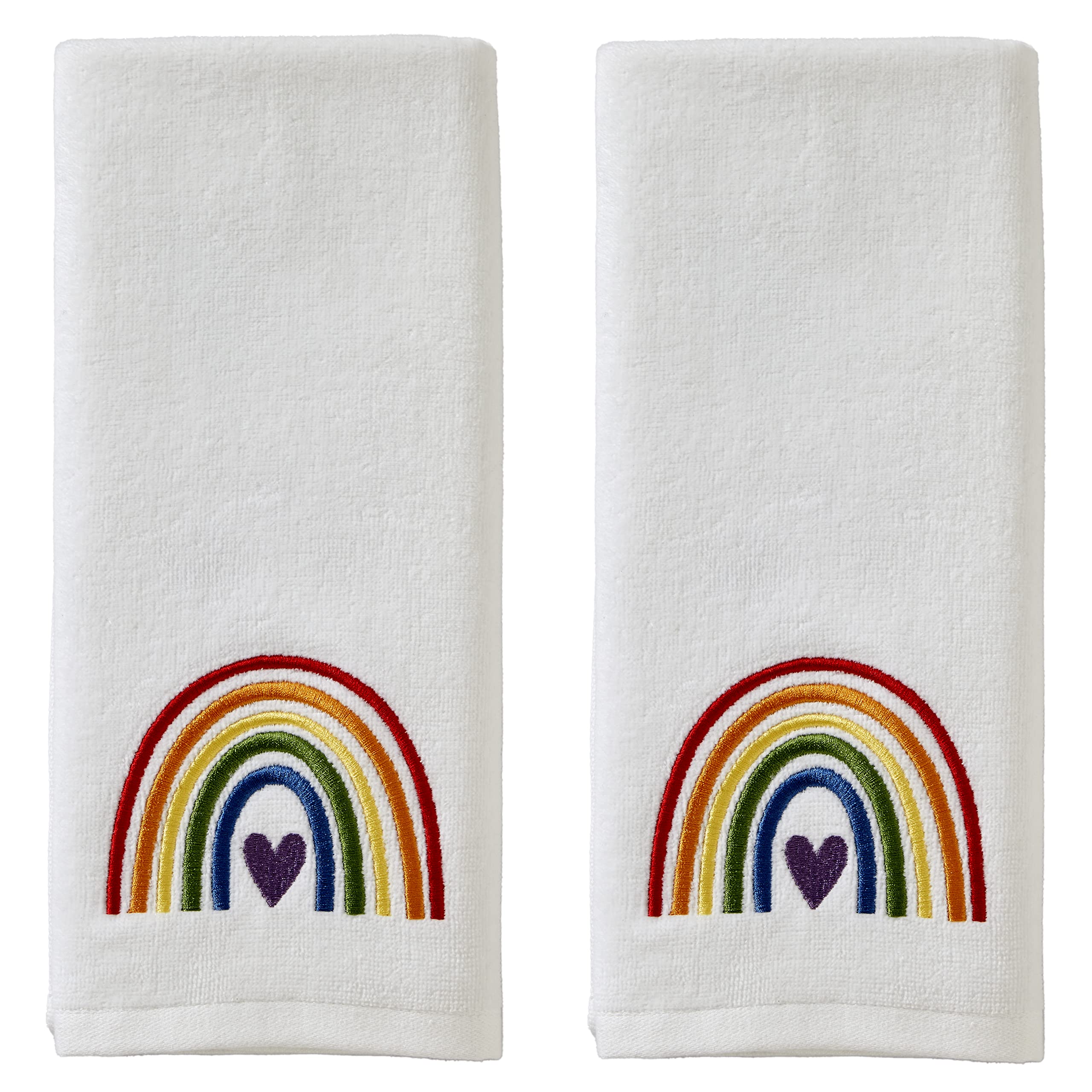 Skl Home Pride Rainbow Hand Towel Set, 25'' X 16'', 2 Count