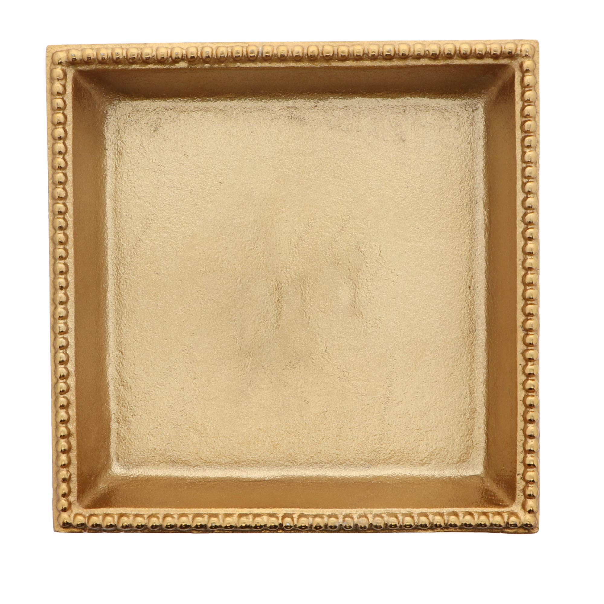 Napkin Holder Beaded Edge Metal Flat Napkin Box - Lunch