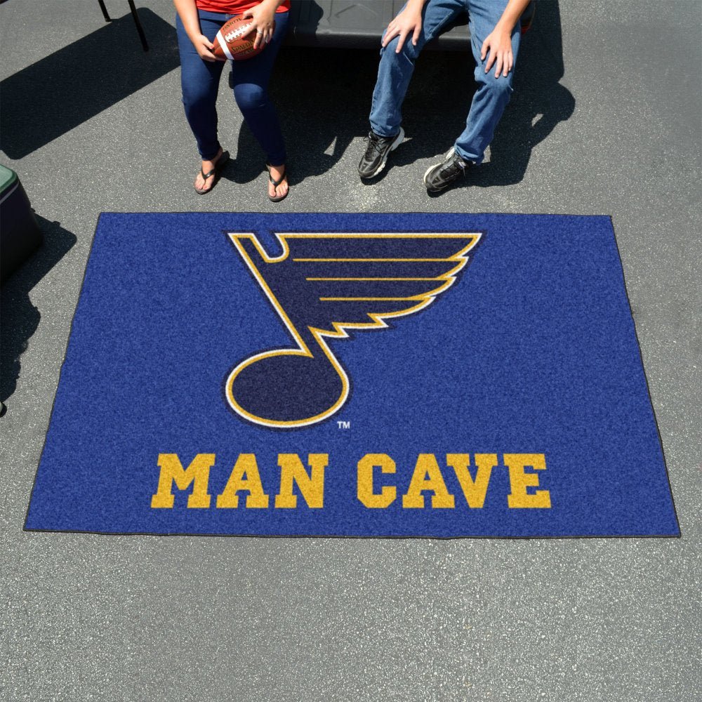 St. Louis Blues NHL Man Cave Ulti-Mat Floor Mat (60in x 96in)