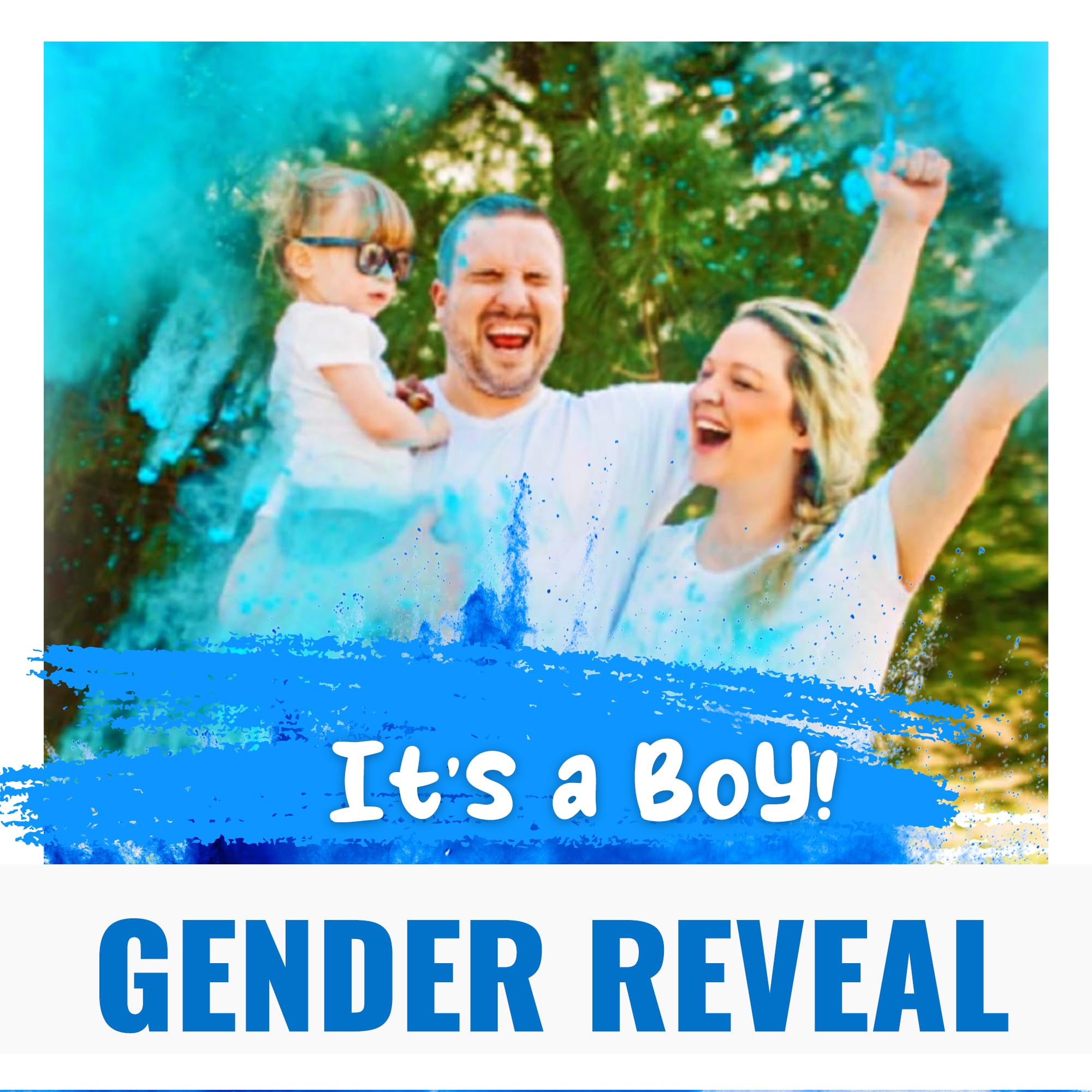 Color Blaze Holi Colored Powder - 5 Lbs Of Blue Powdered Color - For Fun Runs, Color Toss, Rangoli, Powder War, Backyard Party &