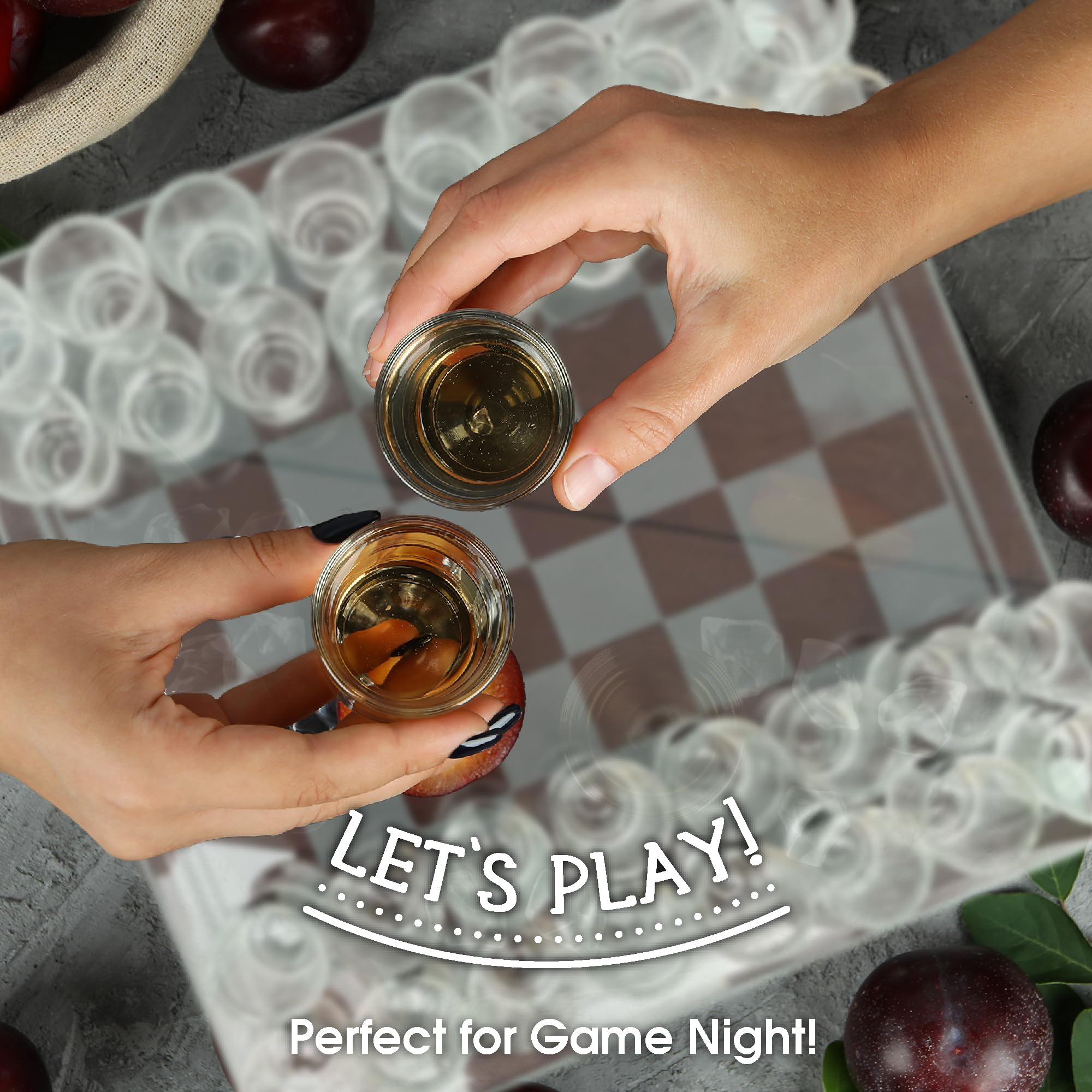 CHH Drinking Shot Glass Chess Set