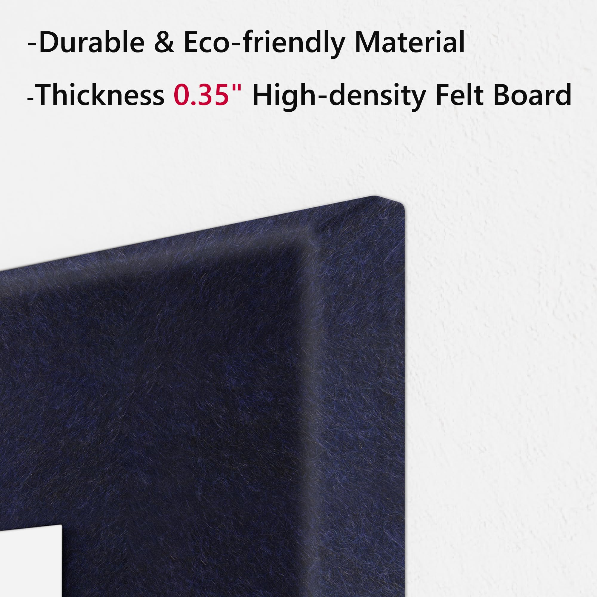 Neatsure Large Cork Board for Wall, 48 x 36 Bulletin Board with Pushpins, 12 Panels Felt Tiles Tack Push Pin Board for Office, D