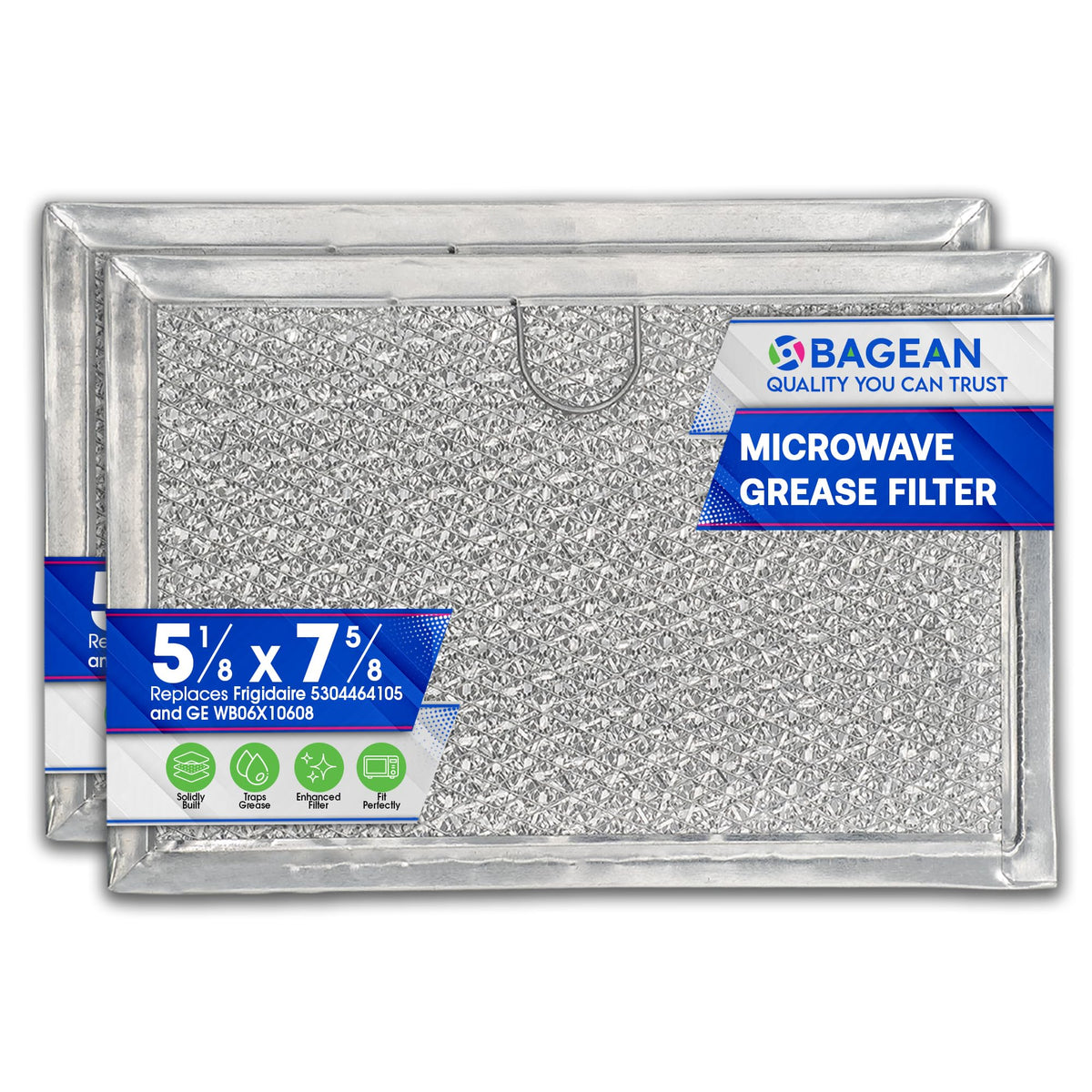 Microwave Filter Replacement 5.12    X 7.64    Fits Frigidaire 5304464105 Wb06X10608 Ge Microwave Filter - Aluminum Mesh Screen