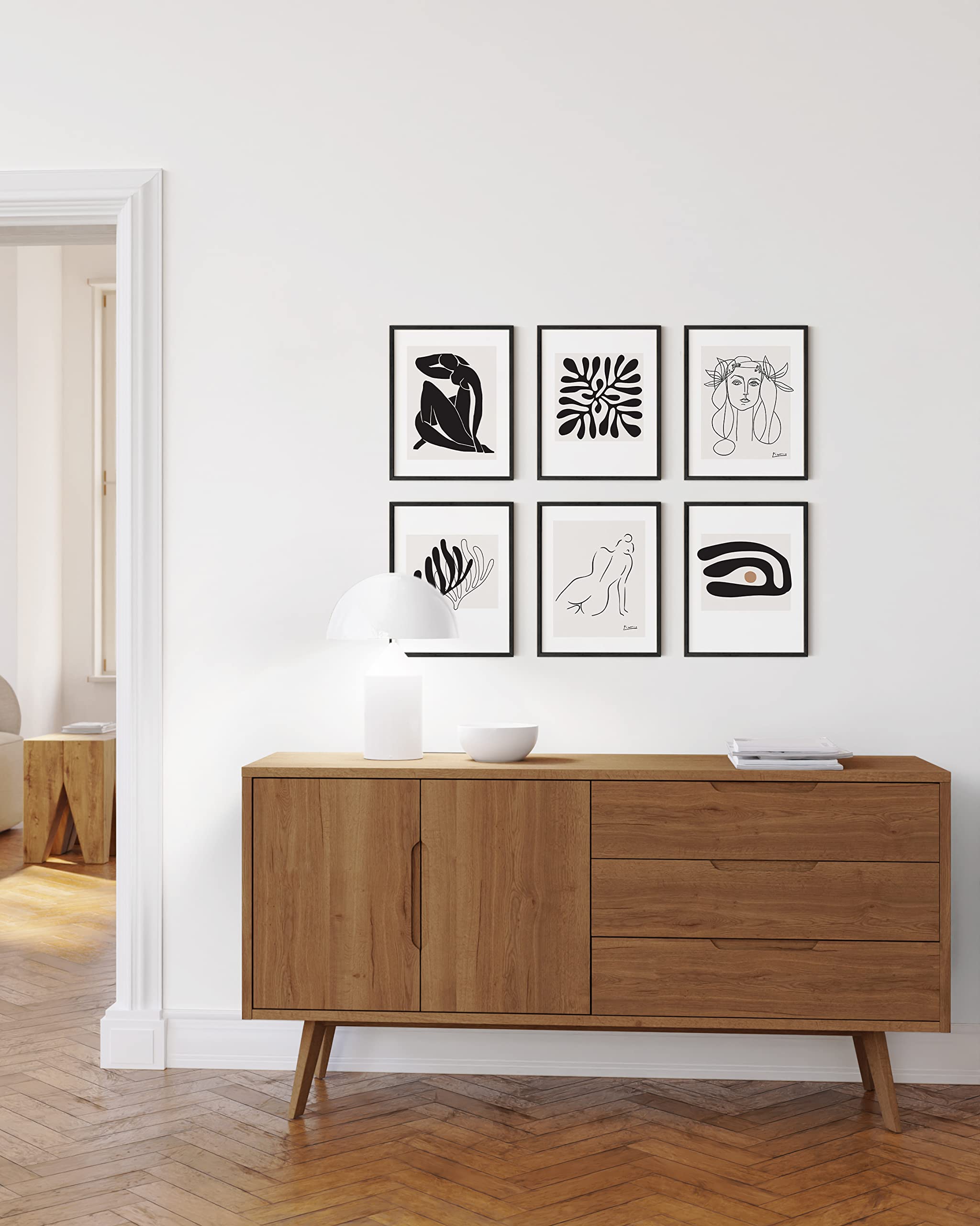 Haus And Hues Henri Matisse Posters & Picasso Prints - Set Of 6 Matisse Art Posters & Picasso Posters | Henri Matisse Prints Art