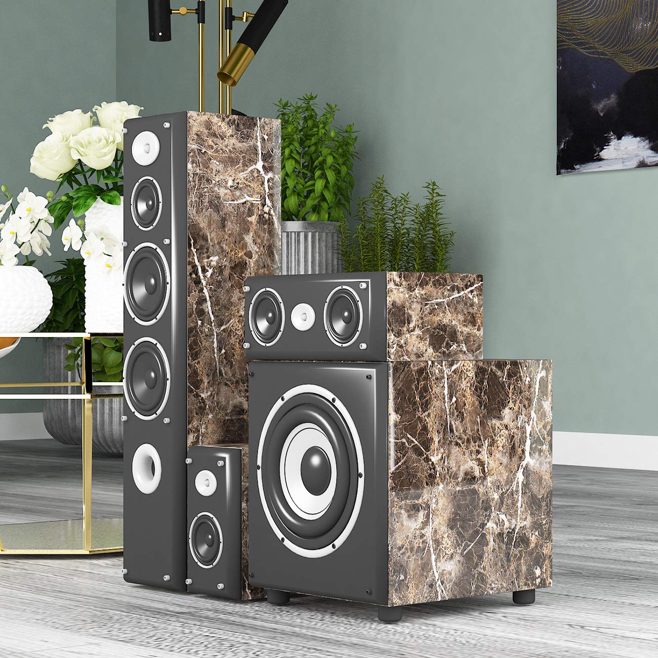 Livelynine 15.8X197 Inch Dark Brown Marble Contact Paper Countertop Peel And Stick Marble Wallpaper For Kitchen Counter Top Cove