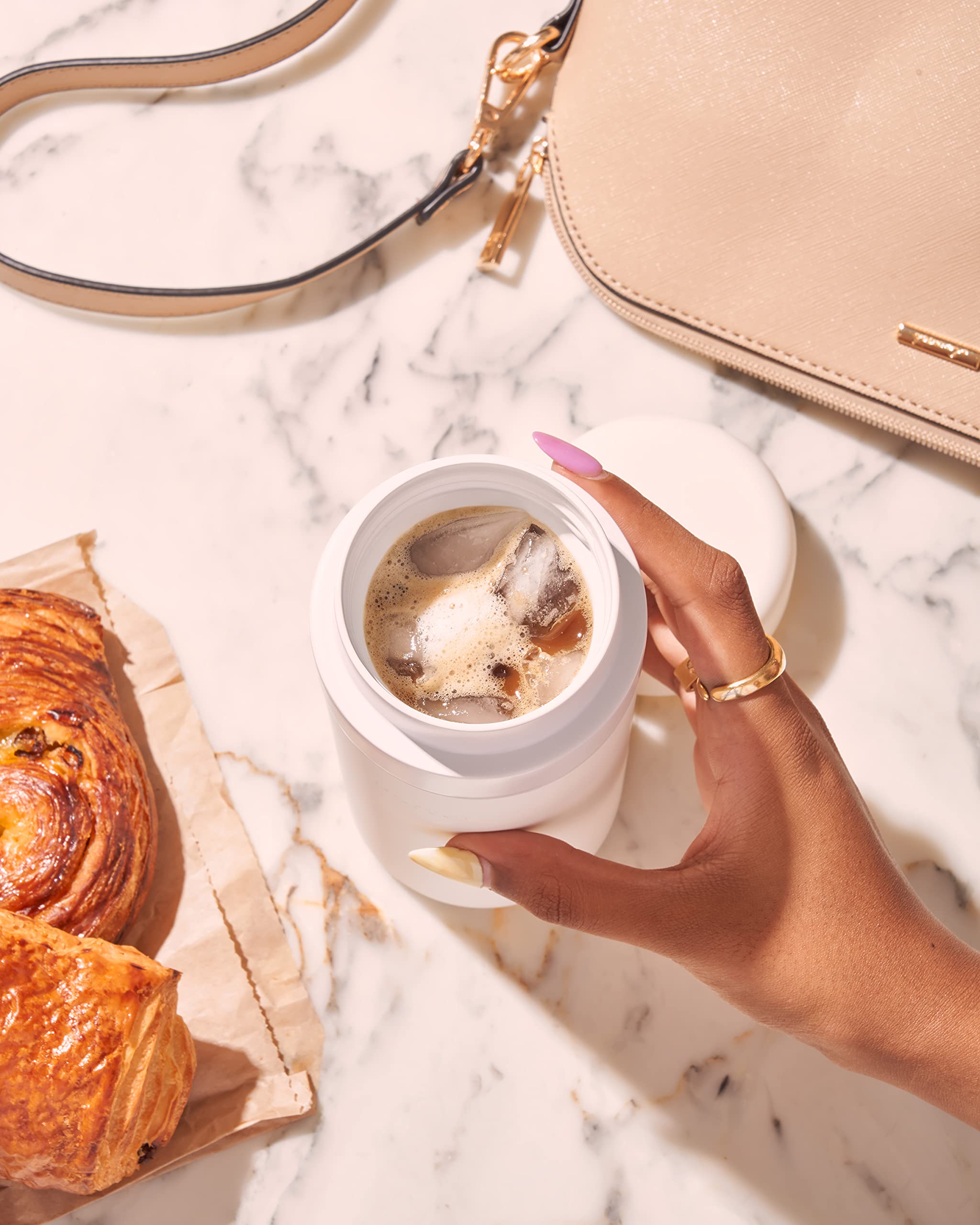 W&P Porter Insulated Bottle 12 Oz | Clean Taste Ceramic Coating For Water, Coffee, & Tea | Wide Mouth Vacuum Insulated | Dishwas