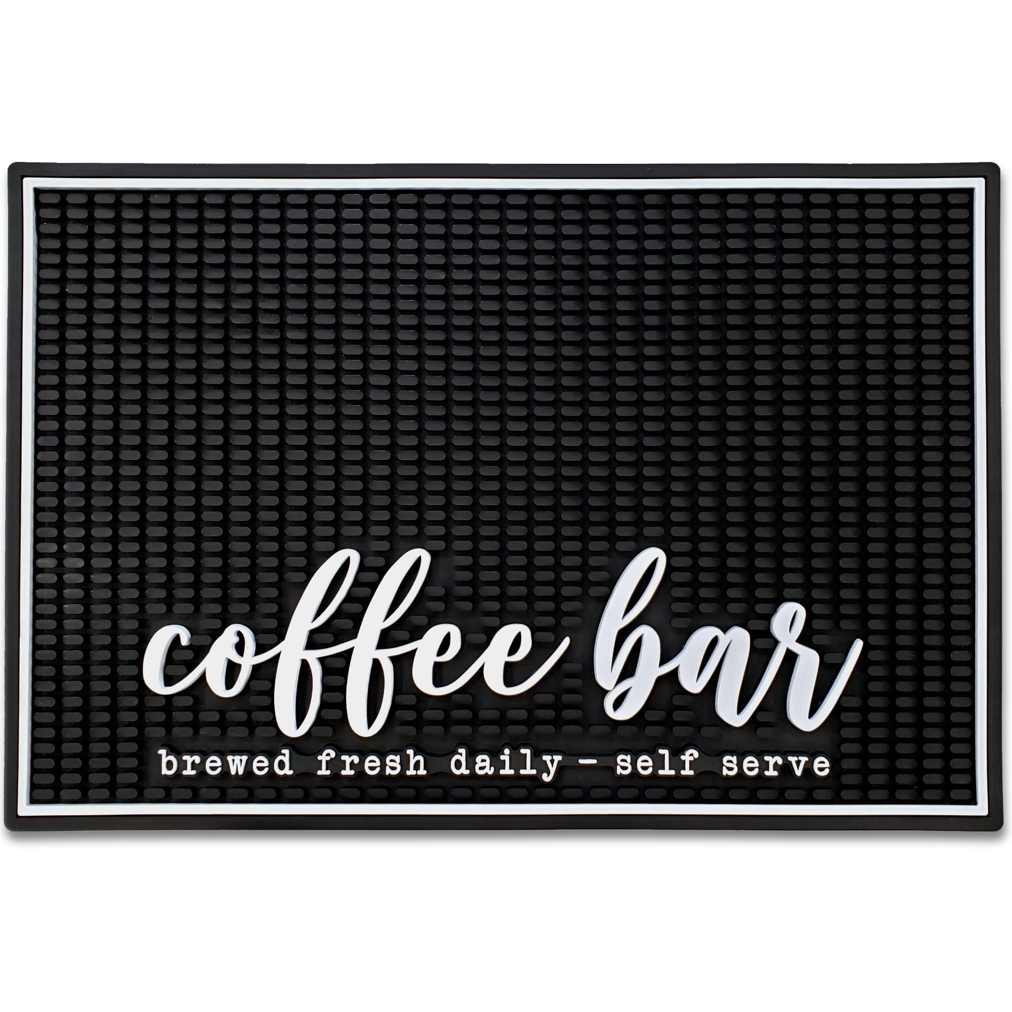 New Mungo Coffee Bar Mat - Coffee Bar Accessories For Coffee Station, Coffee Accessories, Coffee Bar Decor, Coffee Decor - Brewe