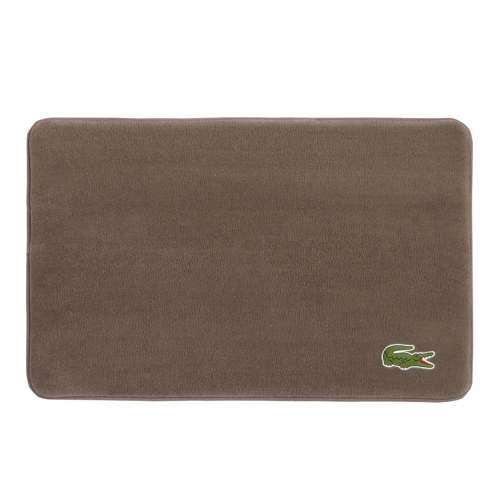 Lacoste Crocodile Bath Mat, Memory Foam Rug, Falcon
