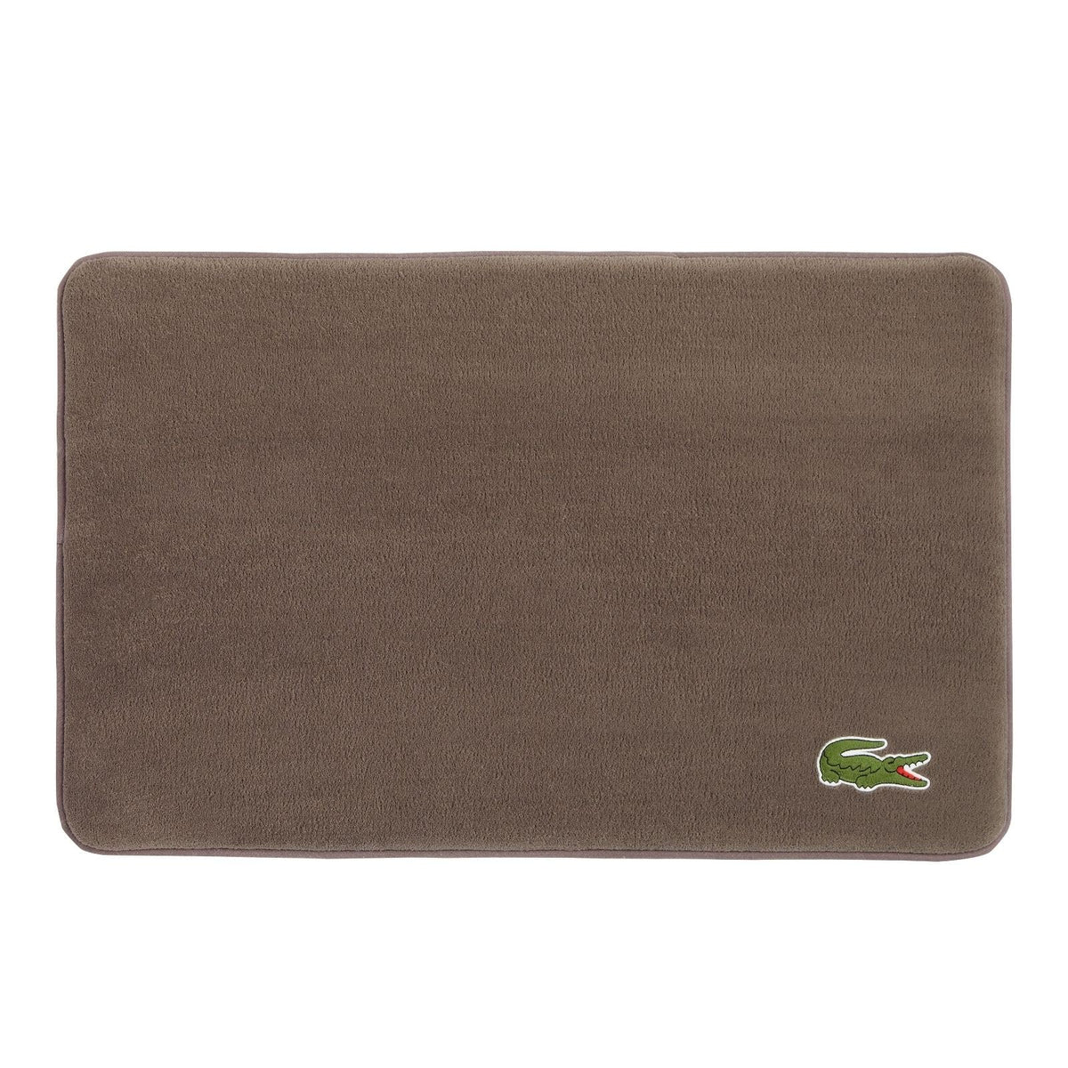 Lacoste Crocodile Bath Mat, Memory Foam Rug, Falcon