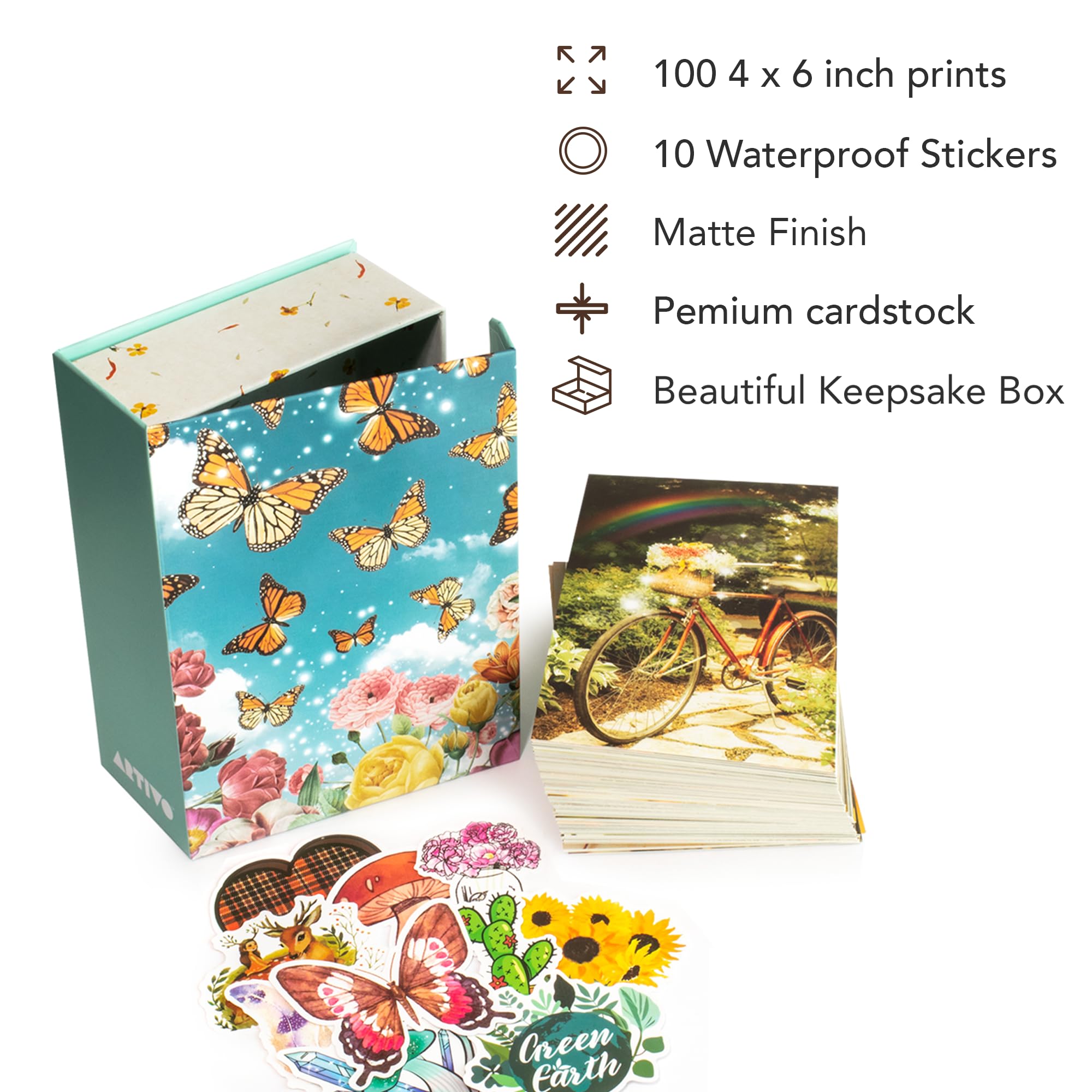 Artivo Wall Collage Kit Aesthetic Pictures, Cottagecore Wall Collage Kit, Bedroom Decor For Teen Girls, Nature Boho Collage Kit