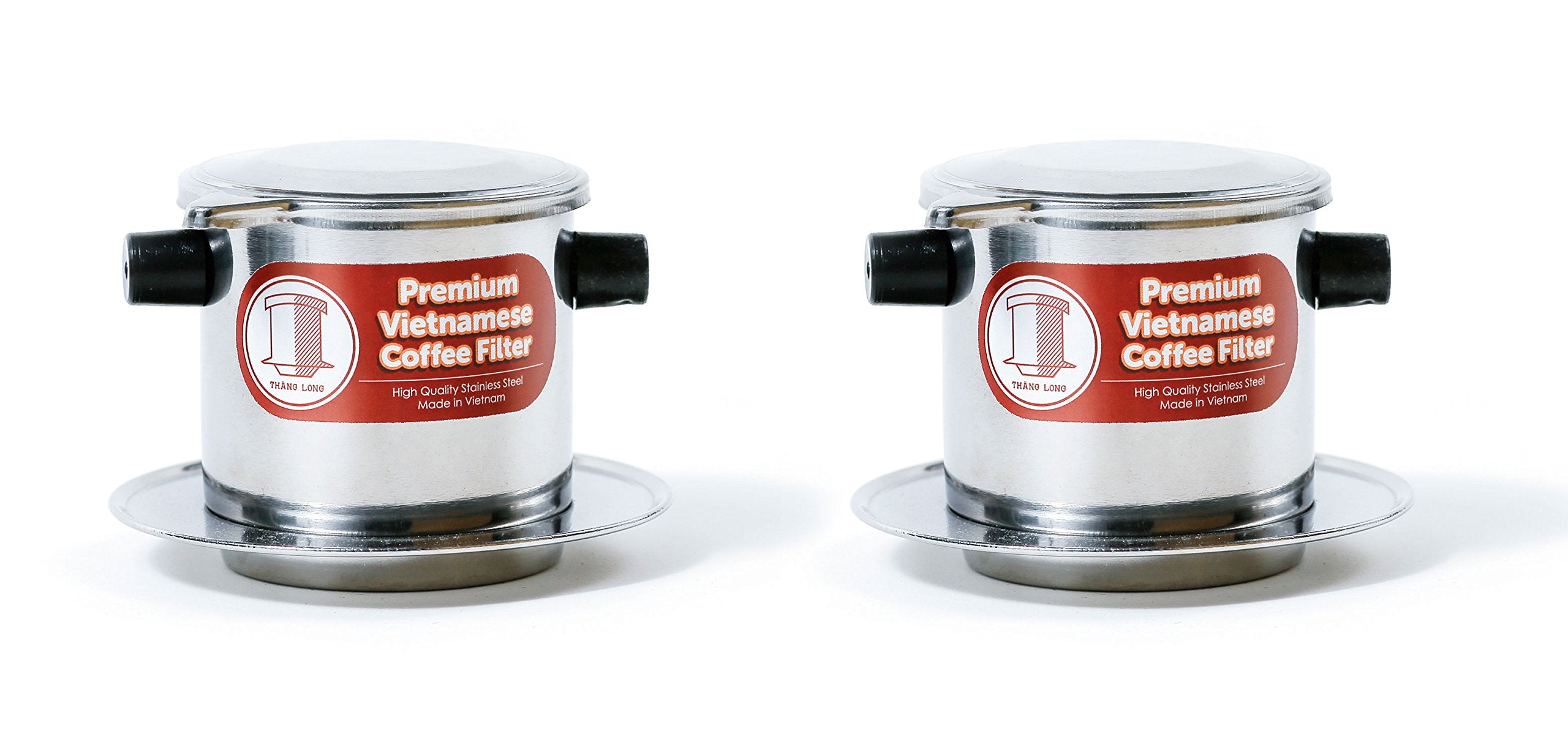 Vietnamese Coffee Filter Infuser Filter, Perfect For Camping Or Travel, Iced Or Hot, Small, 2 Pack