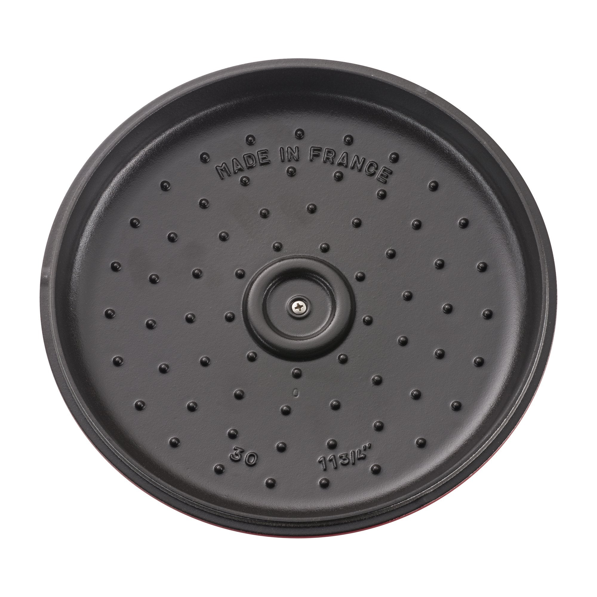 Staub Cast Iron 3.5-Qt Braiser - Cherry, Made In France