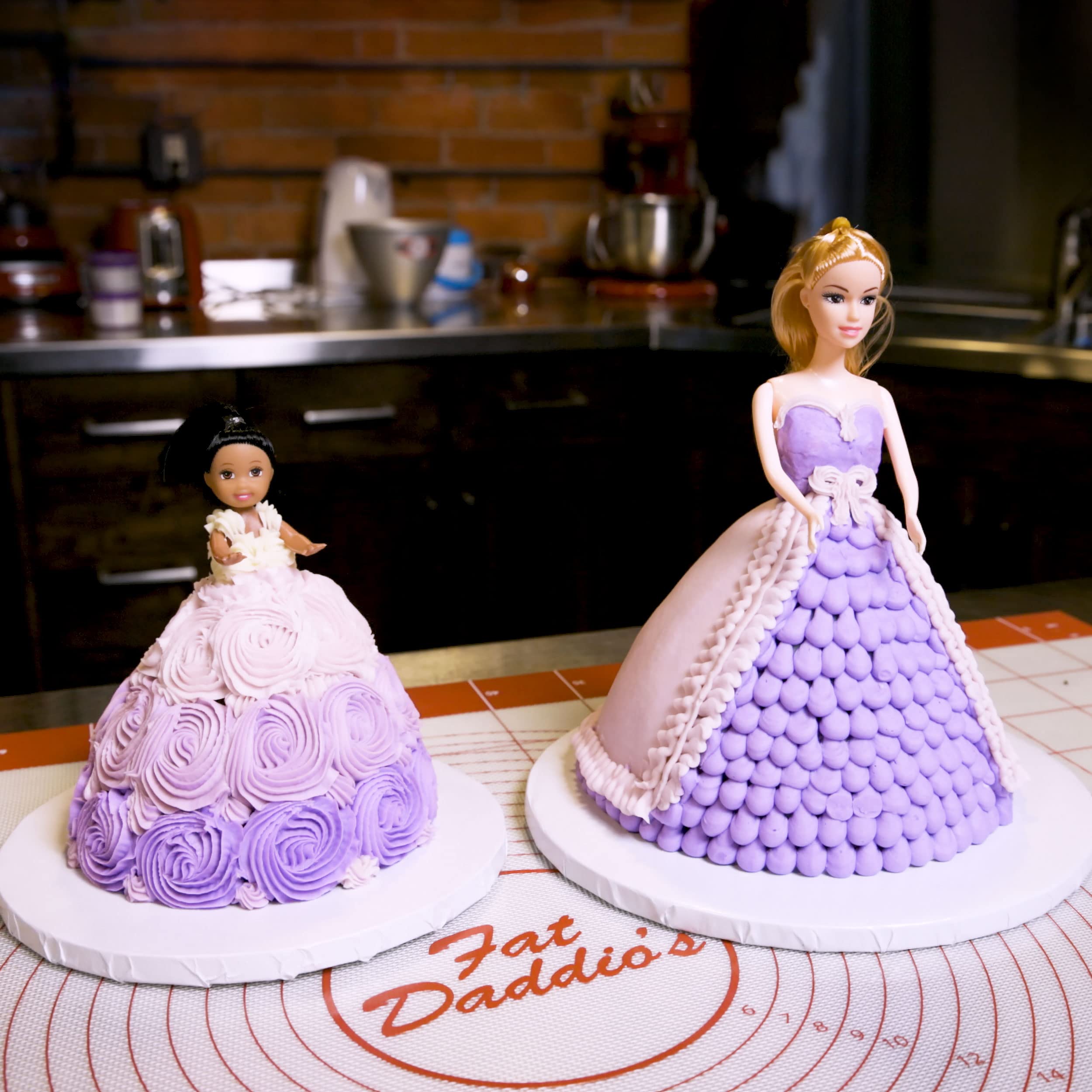 Fat Daddio'S Pdv-05 Dolly Varden Doll Cake Pan, 5.25 X 4.5 Inch, Silver