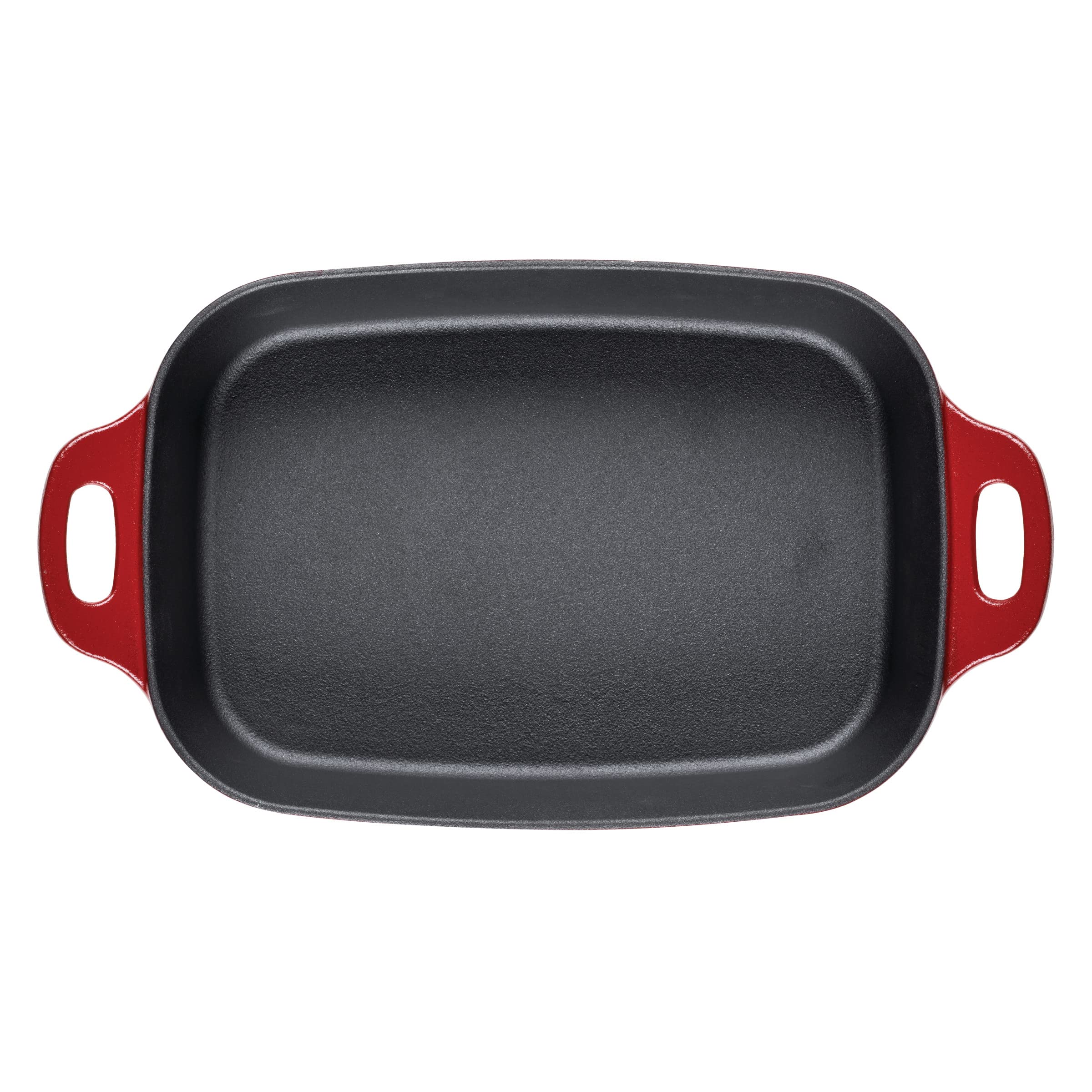 Rachael Ray Nitro Cast Iron Roasting Lasagna Pan/Baking Dish, Roaster/Rectangular, 9 Inch X 13 Inch, Red