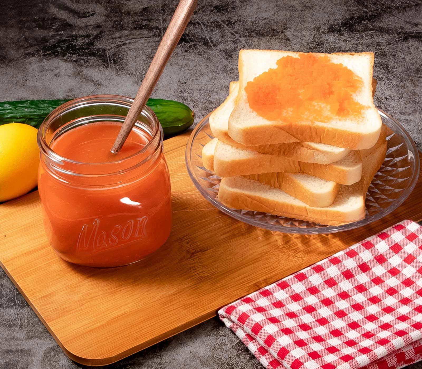 Ieavier 6 Pack Wide Mouth Mason Jars 16Oz With Airtight Lids And Bands, Canning Jars With Crystal Glass For Food Storage, Spice