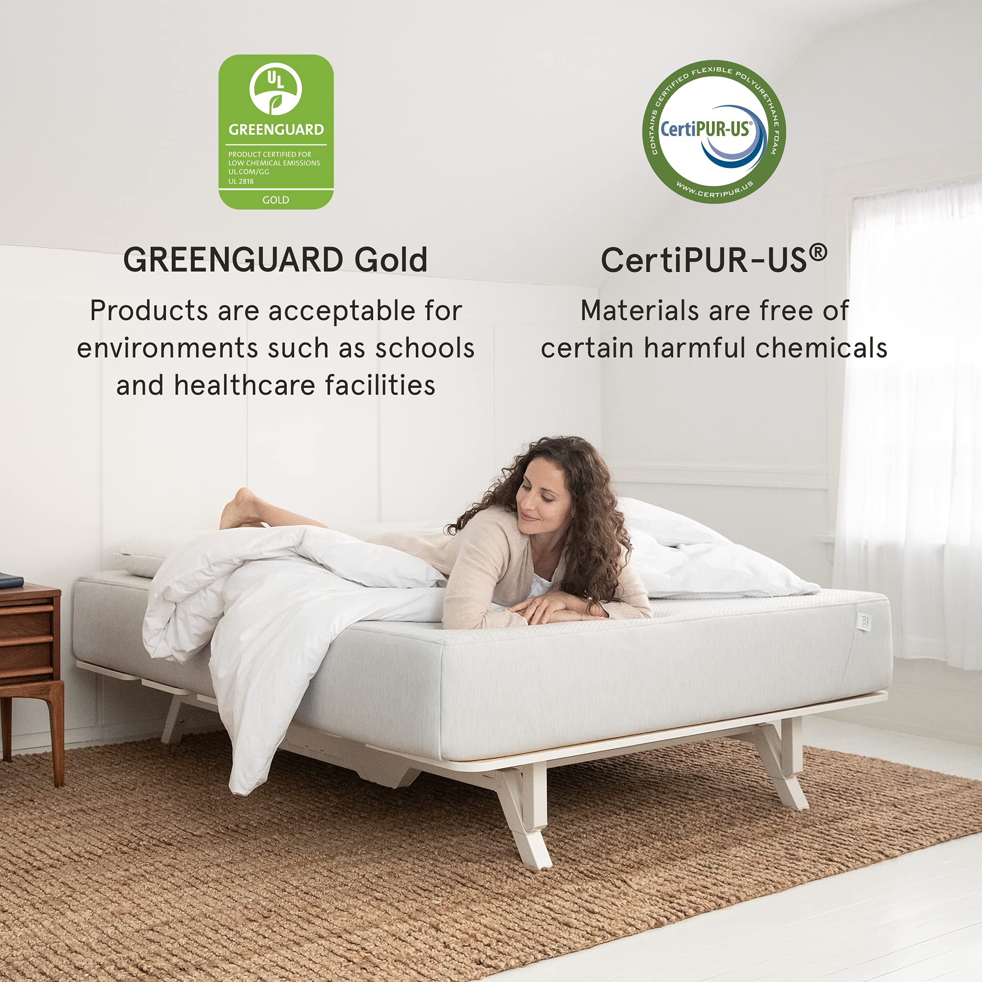 Nod Hybrid By Tuft & Needle Plush 10'' Twin Xl Size Mattress In A Box, Breathable Adaptive Foam, Supportive Pocketed Coils, 100