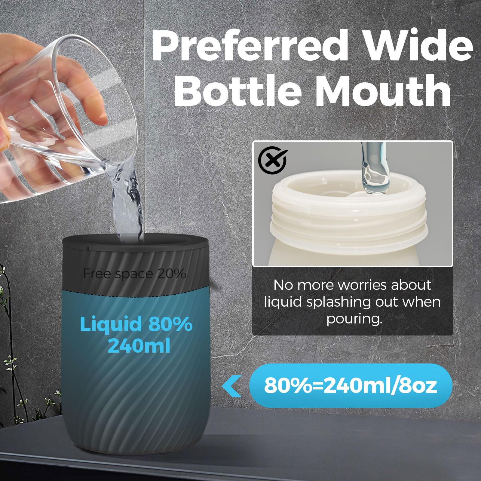 Automatic Soap Dispenser, Touchless Dish Soap Dispenser 10Oz/300Ml With 3 Adjustable Soap Levels, Rechargeable Liquid Hand Soap