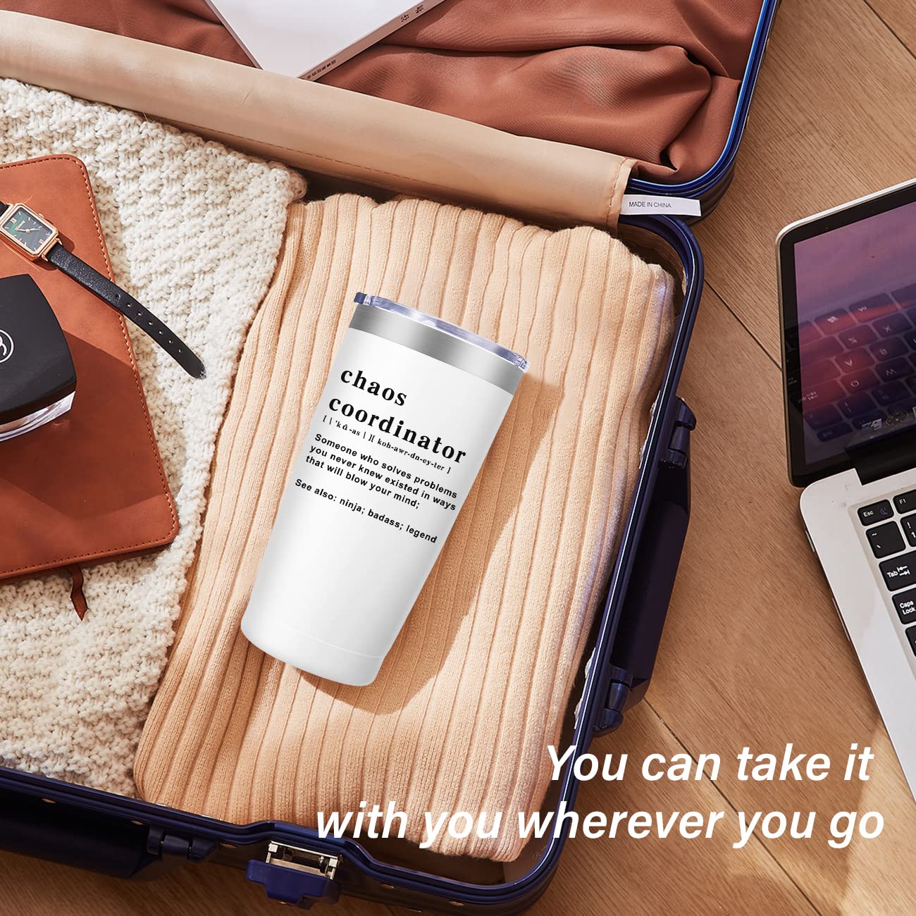 Chaos Coordinator Tumbler Cup,Christmas Unique Gift Idea For Boss Lady,Teacher,Nurse,Gifts For Mom,Coworker Gifts,Birthday Gifts