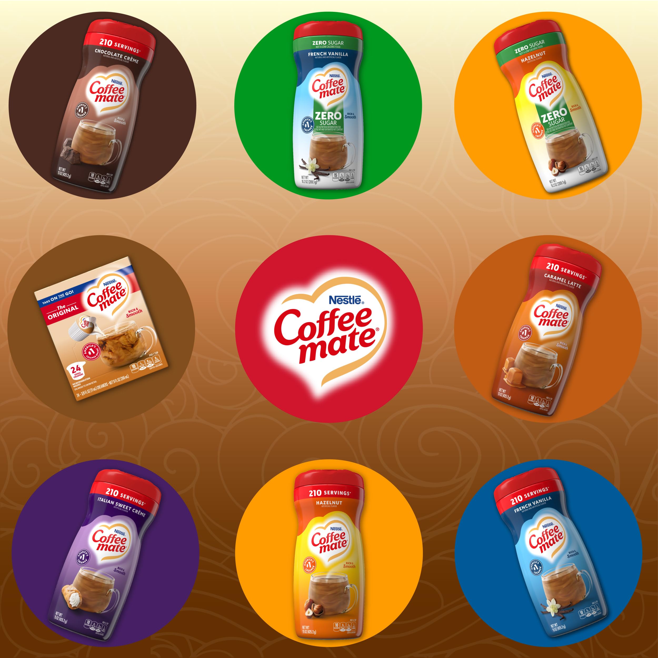Nestle Coffee mate Original Liquid Coffee Creamer Singles  24 Count
