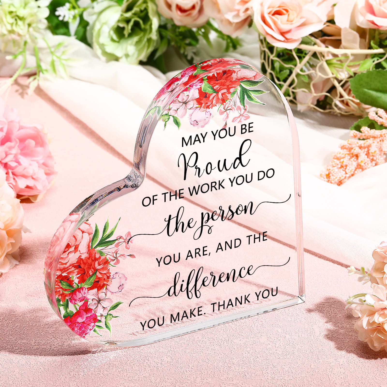Yookeer Thank You Gift for Employees Coworker, Be Proud of the Work You Do Work Anniversary Christmas Appreciation Gift for Wome
