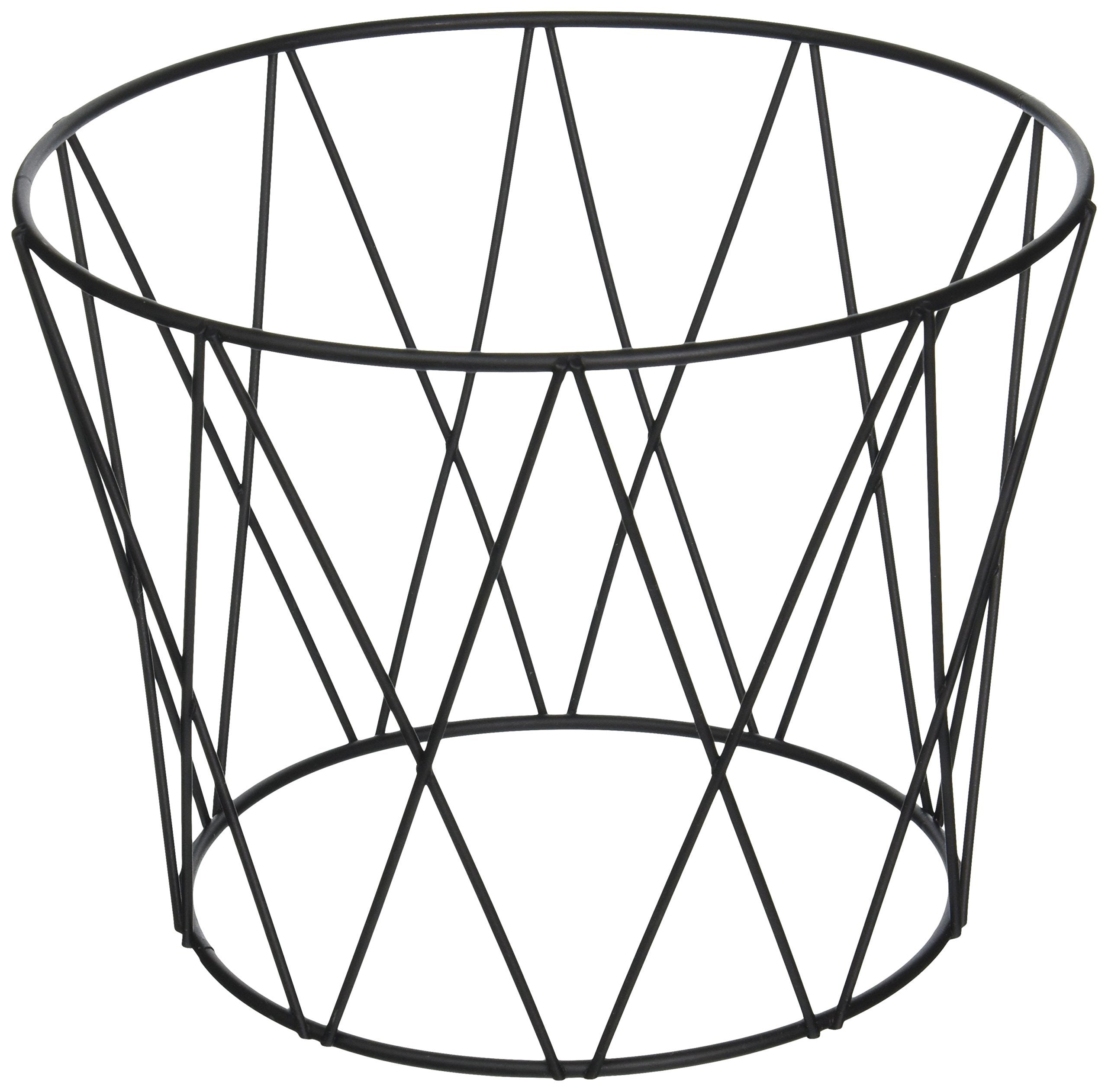 American Metalcraft Dps797 Ironworks Black Drum Pizza Stand, 7'' H