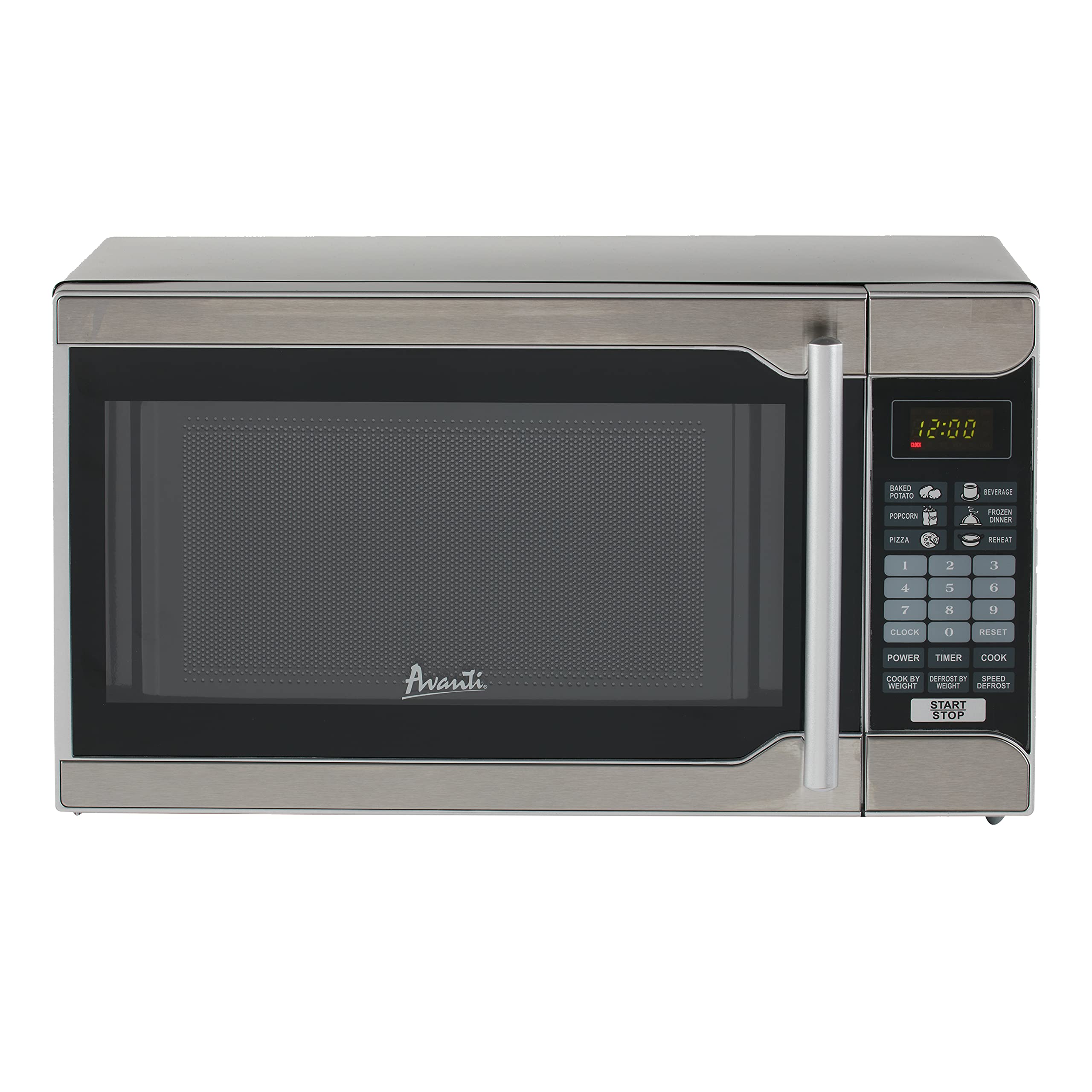 Avanti Mo7103Sst Counter Top Microwave Oven 0.7 Cu. Ft. Black/Stainless Steel