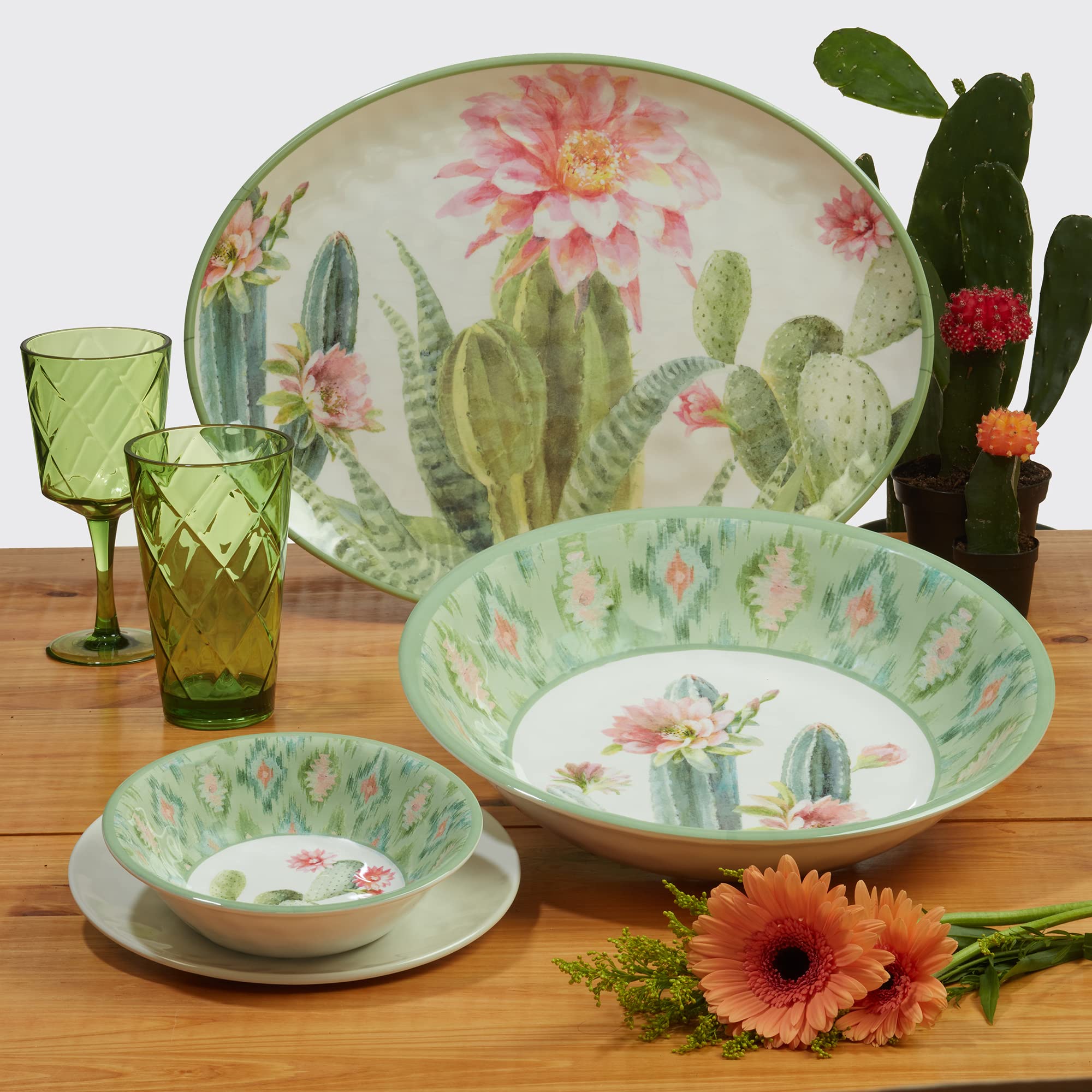 Certified International Desert Beauty 11'' Melamine Dinner Plate, Set Of 6