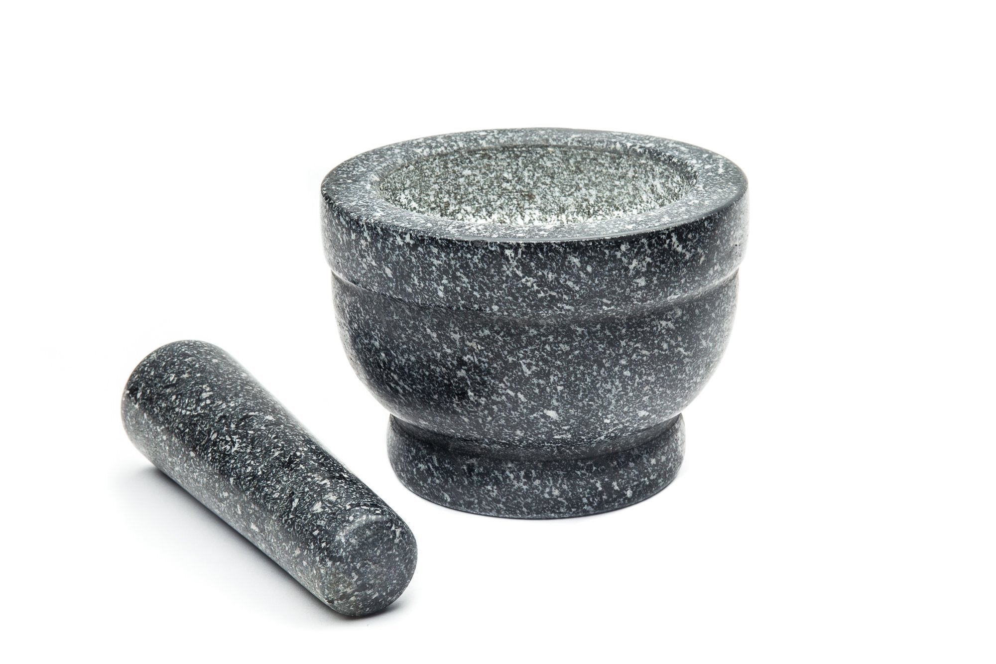 Fox Run Granite Mortar And Pestle, 5.5 X 5.5 X 4 Inches, Black