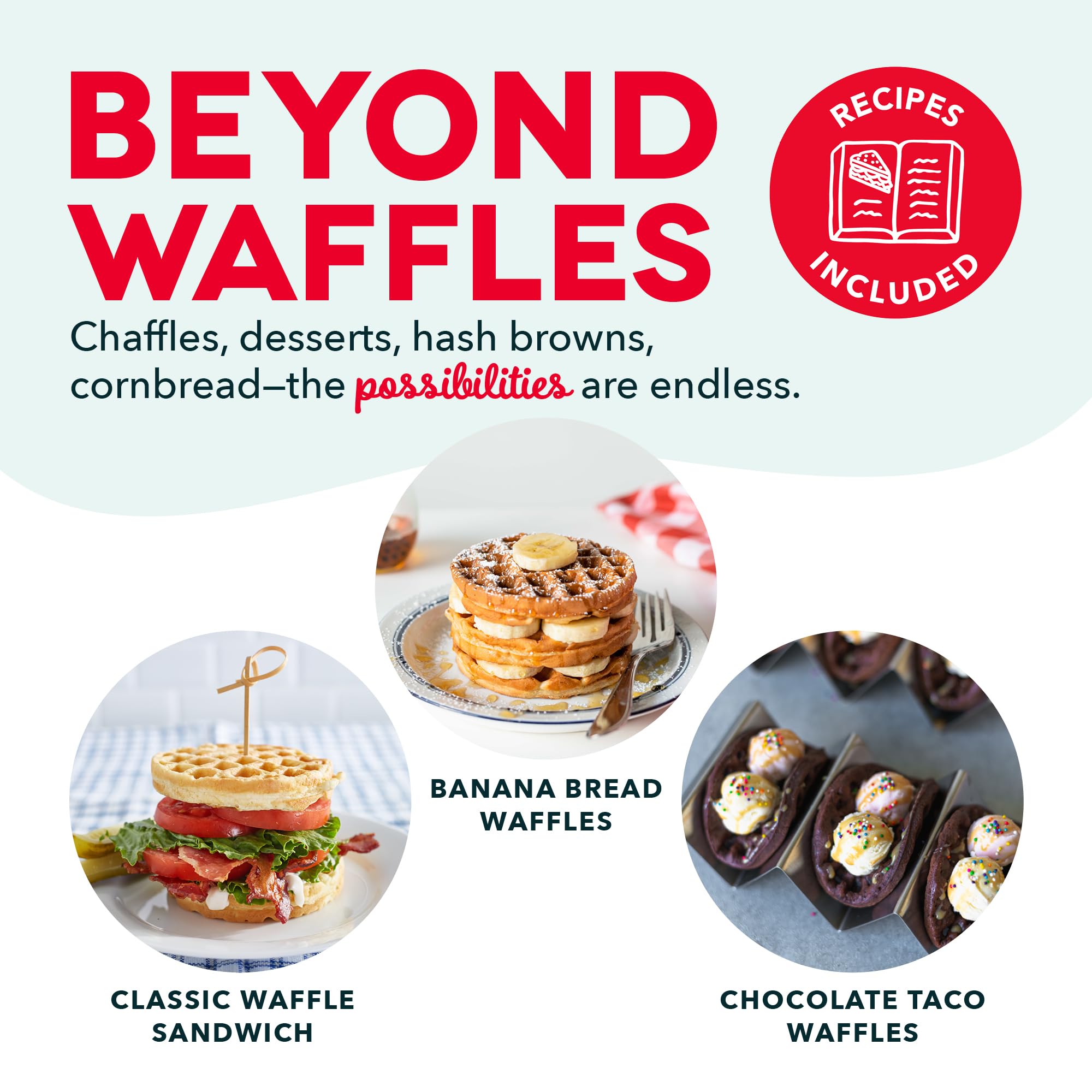 Dash Mini Waffle Maker - 4    Waffle Mold, Nonstick Waffle Iron With Quick Heat-Up, Nonstick Surface - Perfect Mini Waffle Maker