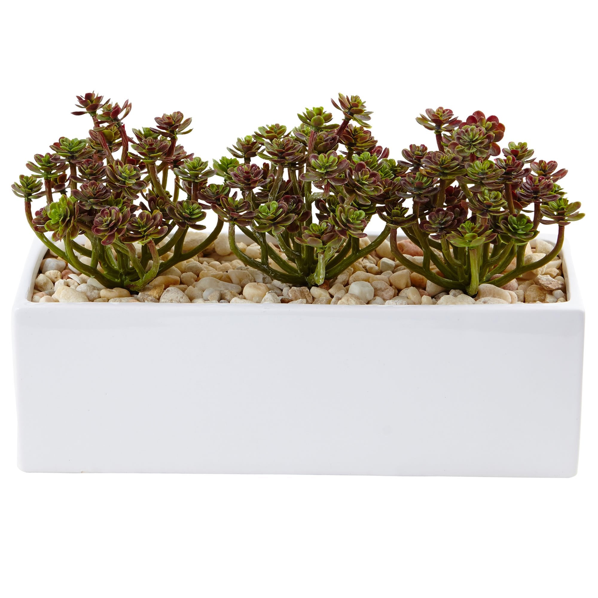 Nearly Natural 6981 N/A 7.75 H Sedum Artificial Arrangement, Green