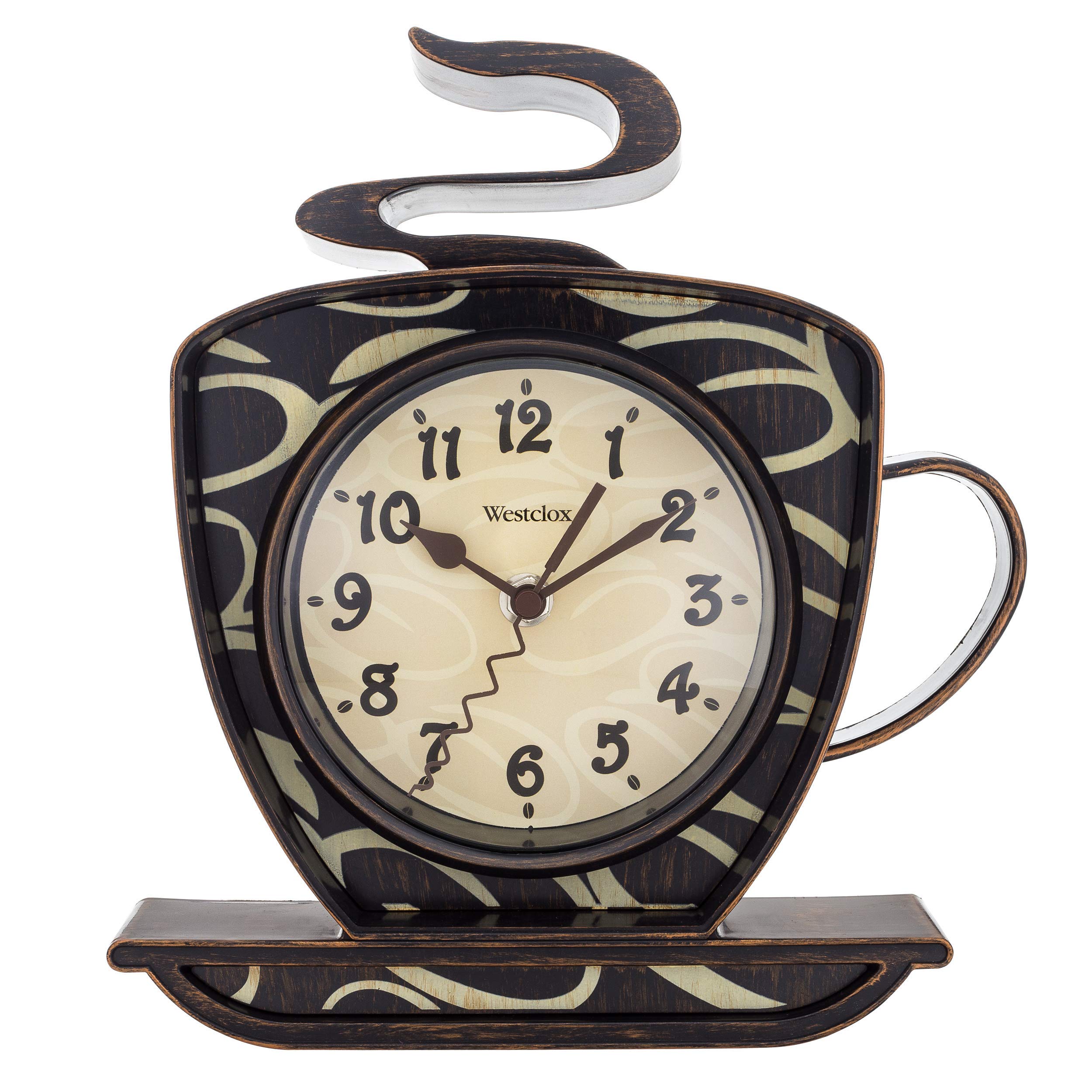 Westclox 10.25    Coffee Cup, 3-D Wall Clock - Model# 32038