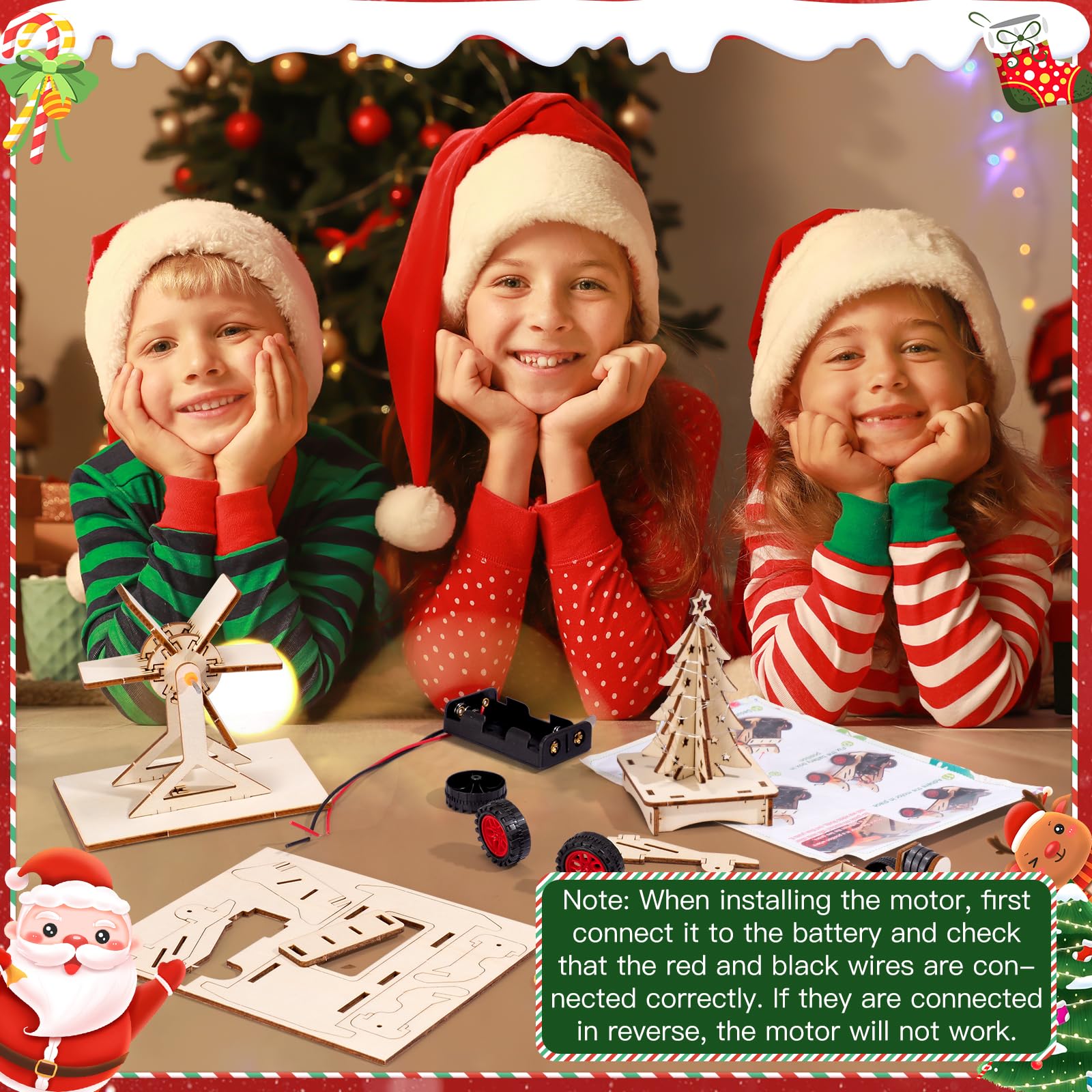 Christmas Advent Calendar 2025 - Science STEM Kits DIY Toys - 24 Days Surprise Gift of Christmas Countdown Advent Calendar Educa