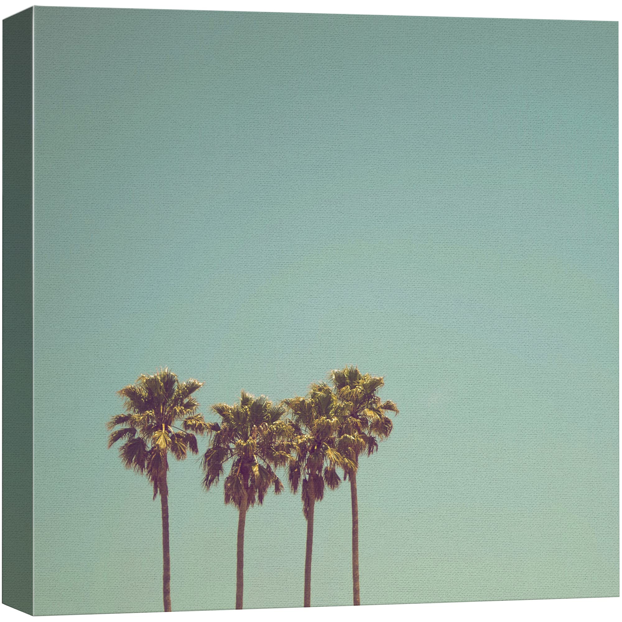 Wall26 Canvas Print Wall Art Vintage Retro California Palm Trees Nature Wilderness Photography Realism Chic Scenic Relax/Calm Mu