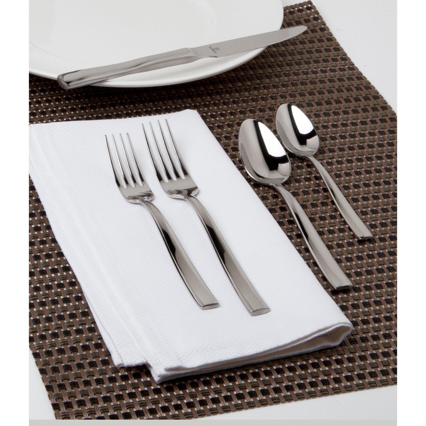 Fortessa Catana 18/10 Stainless Steel Flatware, 5 Piece Place Setting, Service For 1