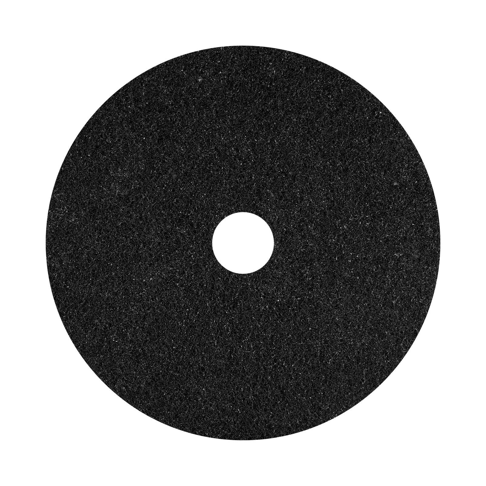 Americo 400120 Stripping Pads, 20-Inch Diameter, Black, 5/Ct