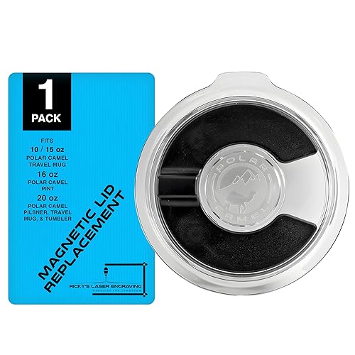 Polar Camel Replacement Lid (10, 15, 16, 20 Tumblers & 20 Oz. Pilsners, Magnetic Lid (1-Pack))