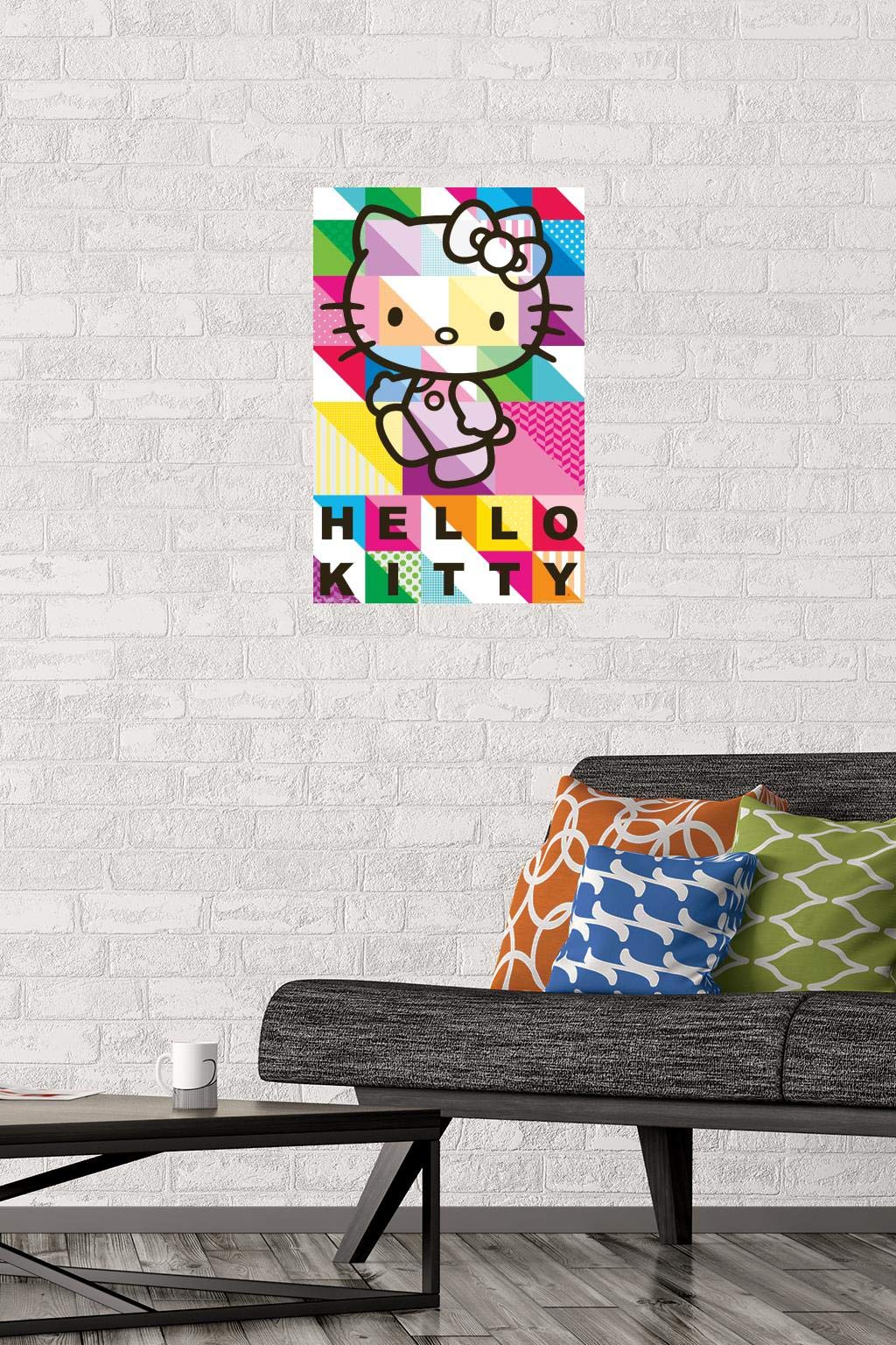 Trends International Hello Kitty - Patterns Wall Poster, 14.725'' X 22.375'', Premium Unframed Version