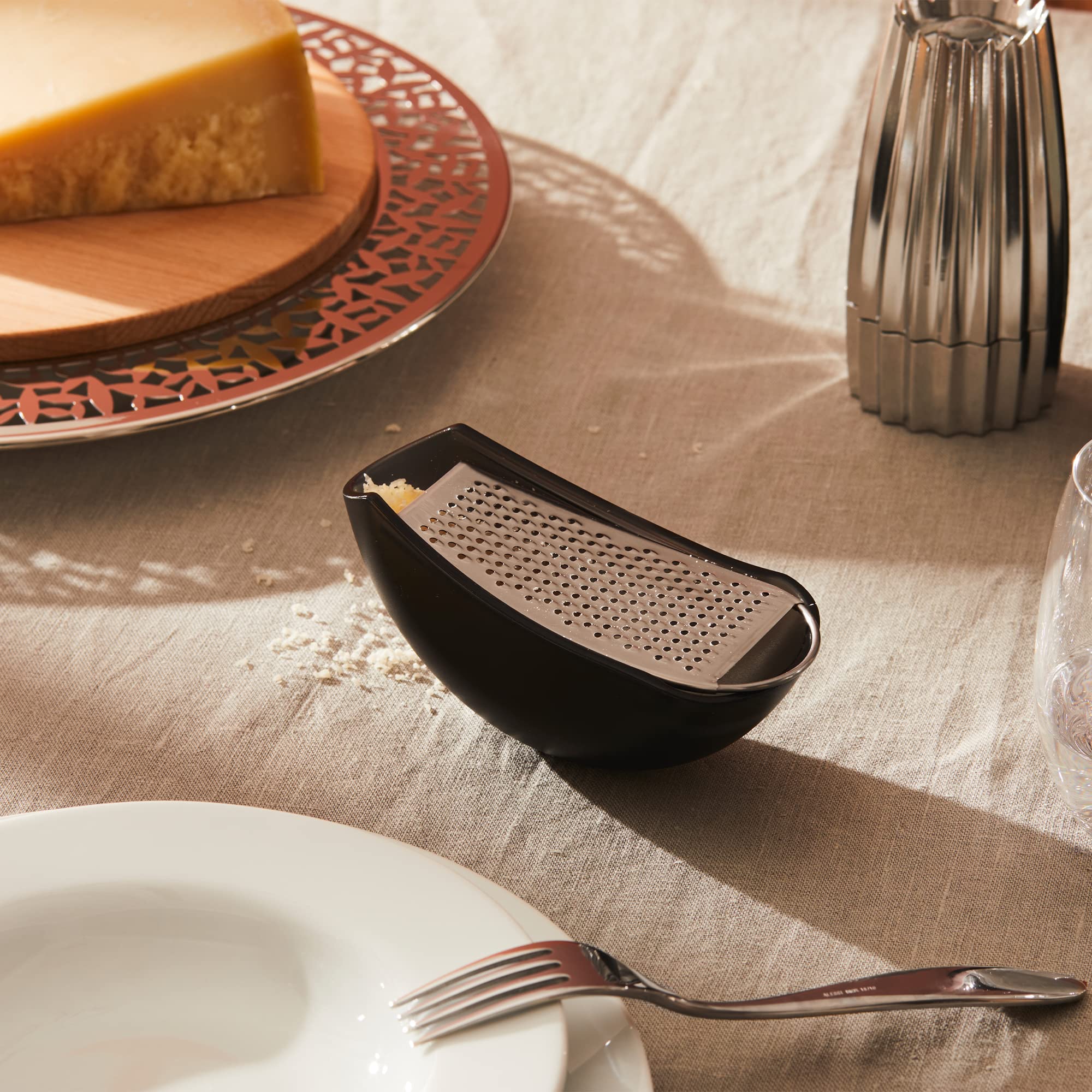 Alessi, B Parmenide Grater, Black