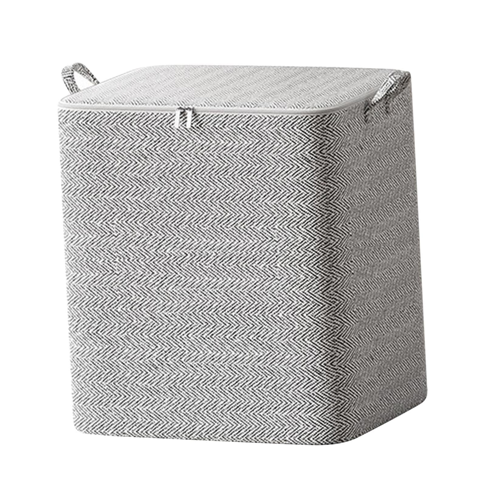 Zoomella Foldable Blanket Storage Bag Wardrobe Storage Organiser For Blanket Sweaters 150L|Storage Bags|Home & Garden