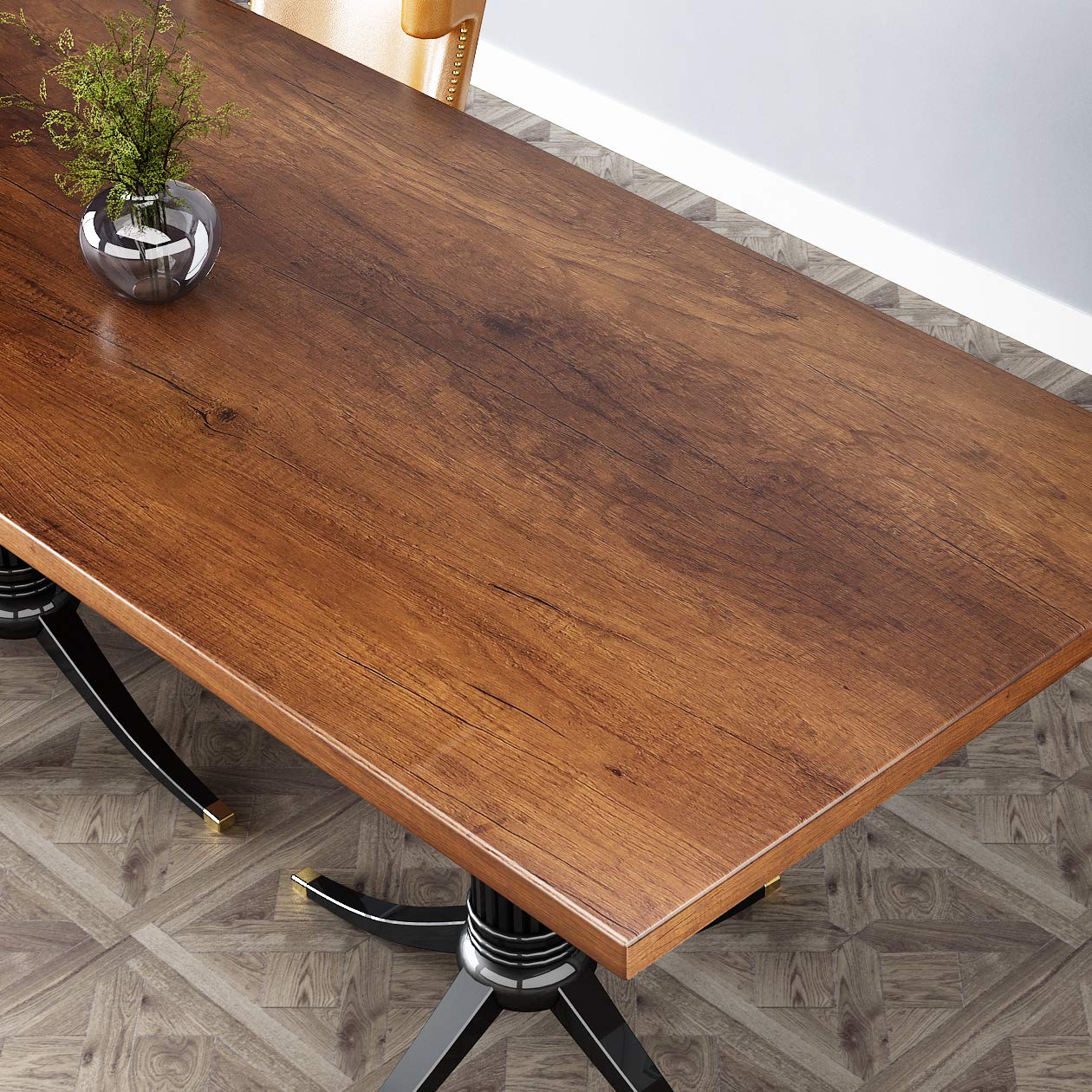 Livelynine 15.8X394 Inch Natural Wood Contact Paper Self Adhesive Waterproof Wallpaper For Kitchen Cabinet Covers Peel And Stick