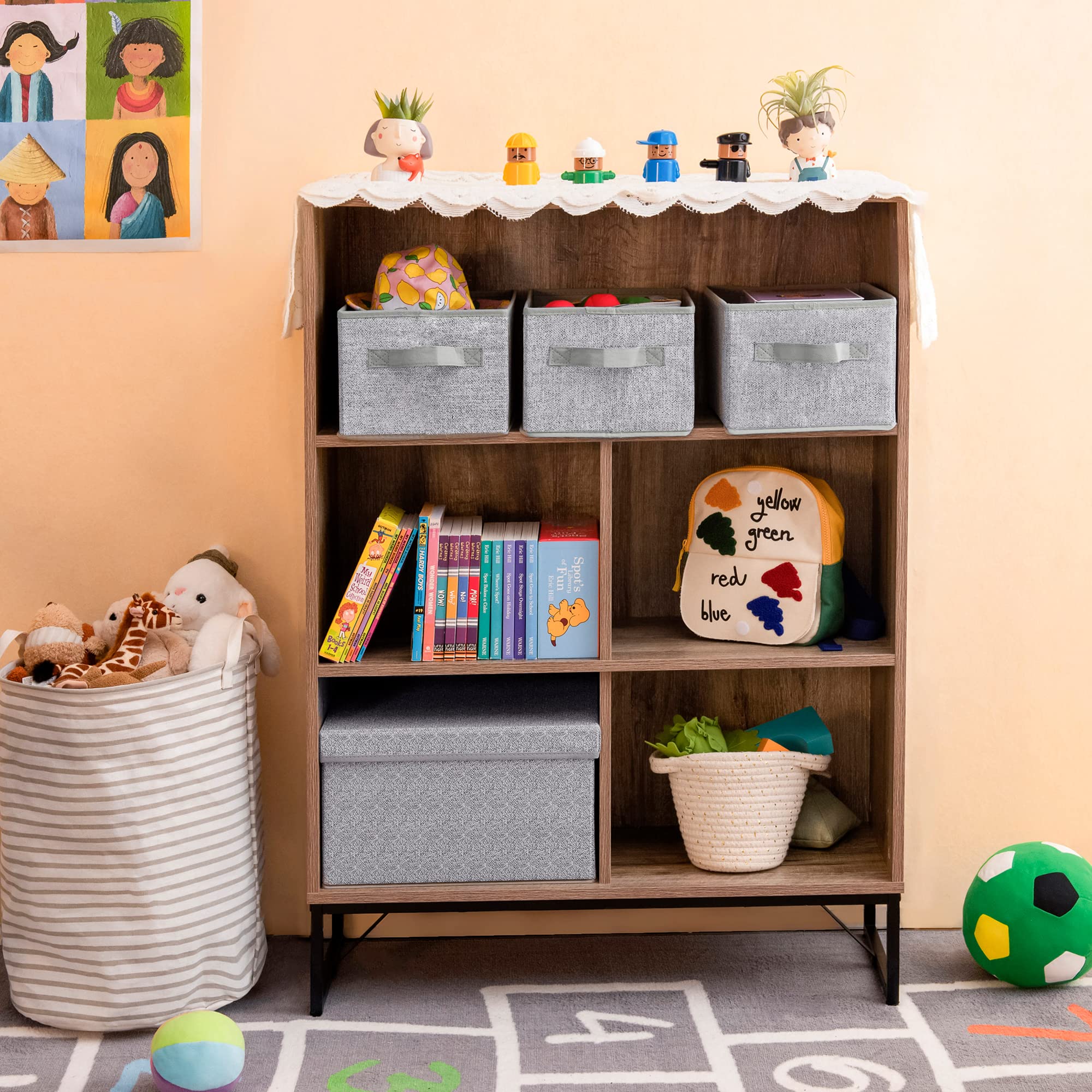 Granny Says Closet Storage Bins, Storage Baskets For Shelves, Fabric Storage Bins With Handles, Storage Boxes Decorative Contain