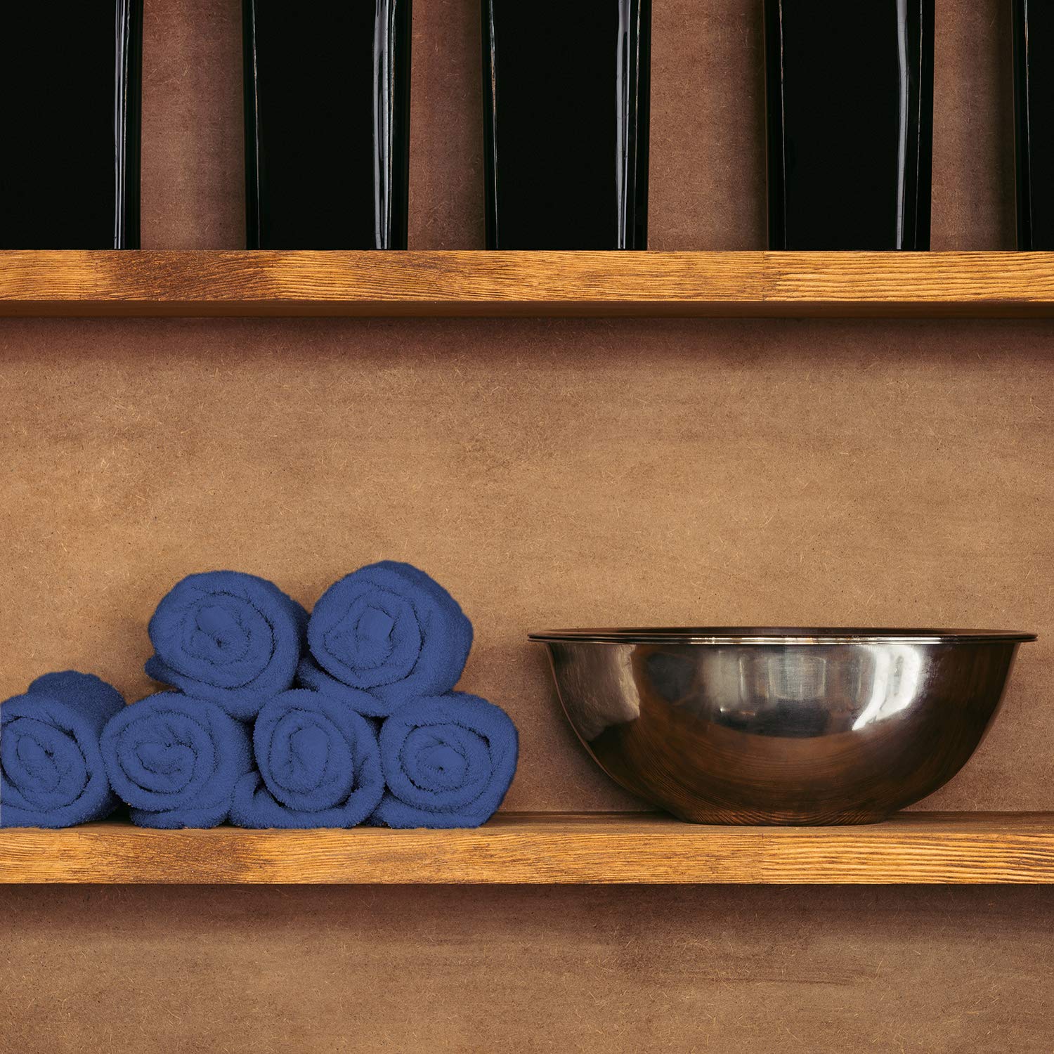 Arkwright Bleach Safe Jr. Salon Towels - (Pack of 12) 100% Ring Spun Cotton Soft Quick Dry Super Absorbent Hand Towel for Cosmet