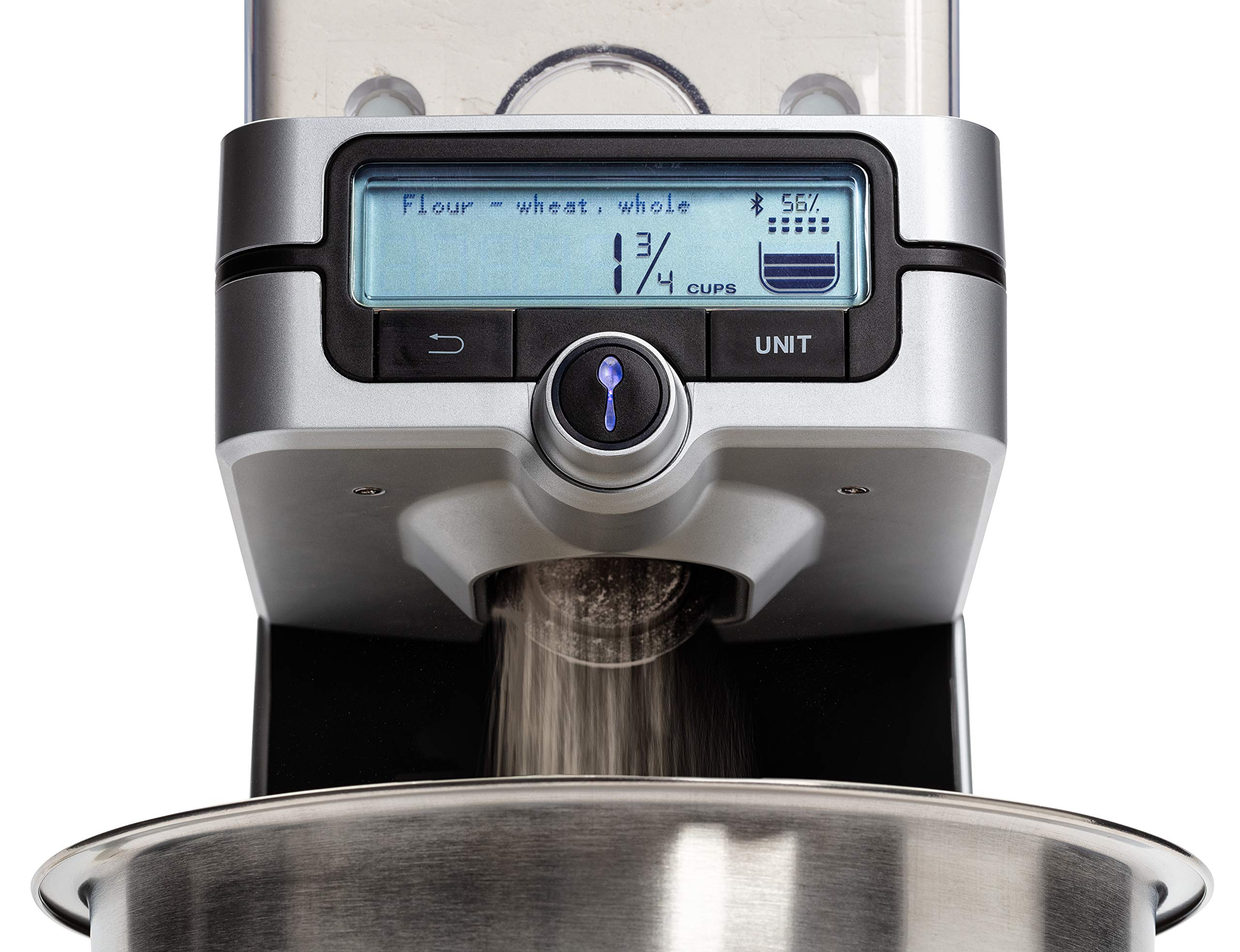 Pantrychic Smartcanister, Large, Stores, Measures & Dispenses Dry Ingredients Smart Storage System Sold Separately - Bpa-Free Ai