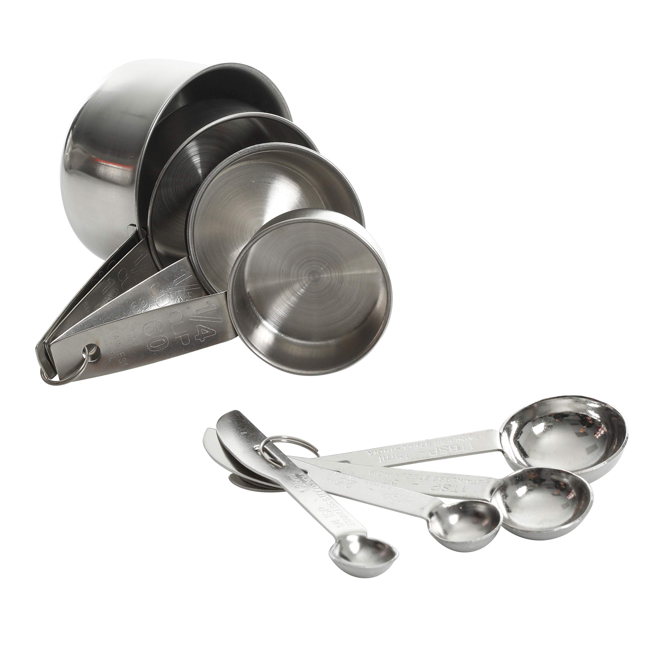 Gibson 21 pc Stainless Steel, Kitchen Prep Set, Silver and Red