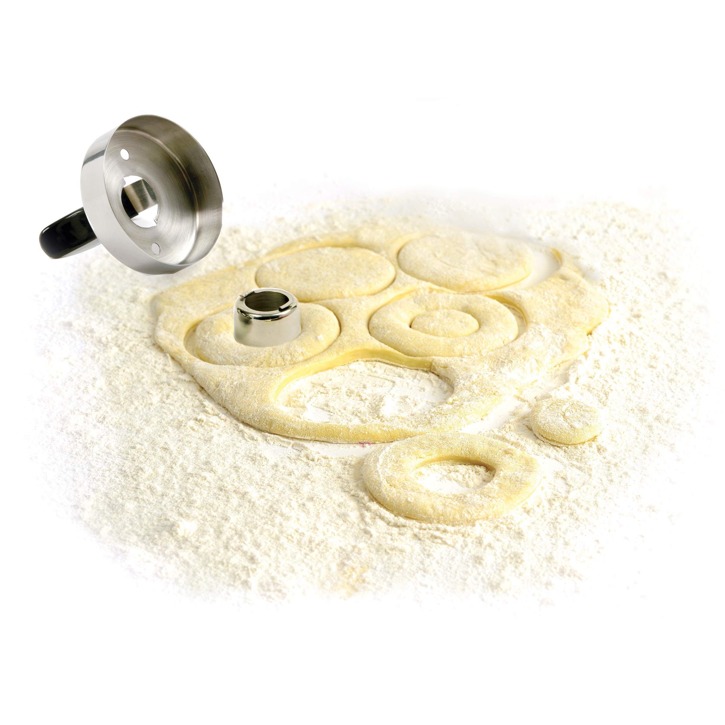 Norpro Donut Biscuit Cutter With Removable Center 3'' X 3''